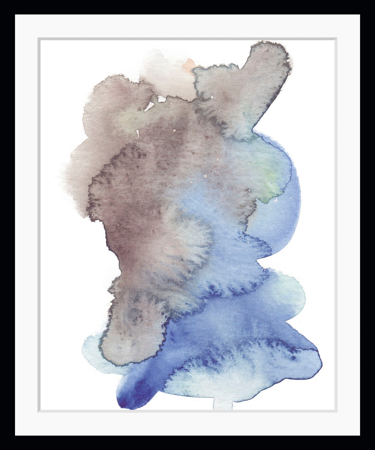 queence Bild »Aquarellfarben«, Abstrakt-Kunst-Gemälde-Figuren, (1 St.), HD günstig online kaufen