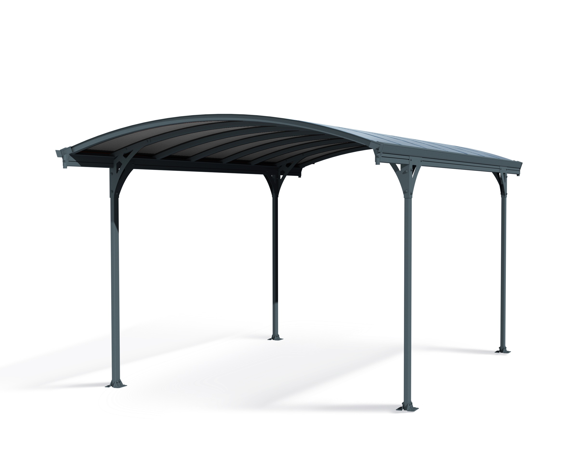 Palram - Canopia Einzelcarport »Vitoria« Aluminium 277 cm Anthrazit 100% UV günstig online kaufen