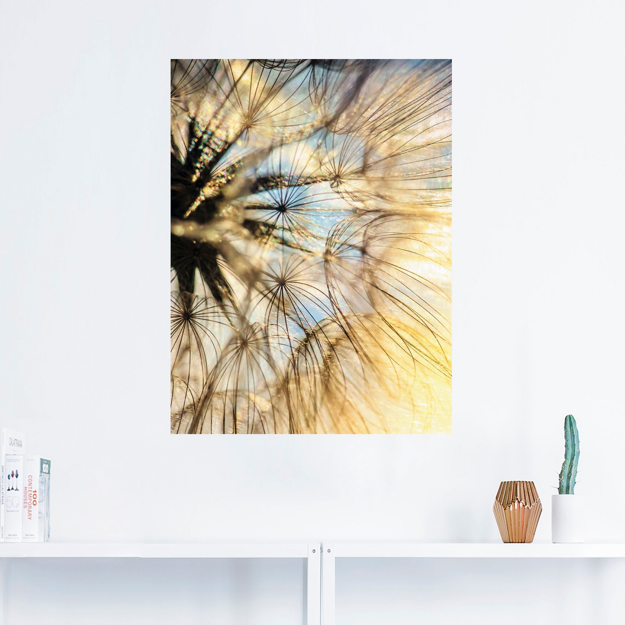 Artland Wandbild »Pusteblume Poesie«, Blumen, (1 St.), als Leinwandbild, Poster, Wandaufkleber in verschied. Größen