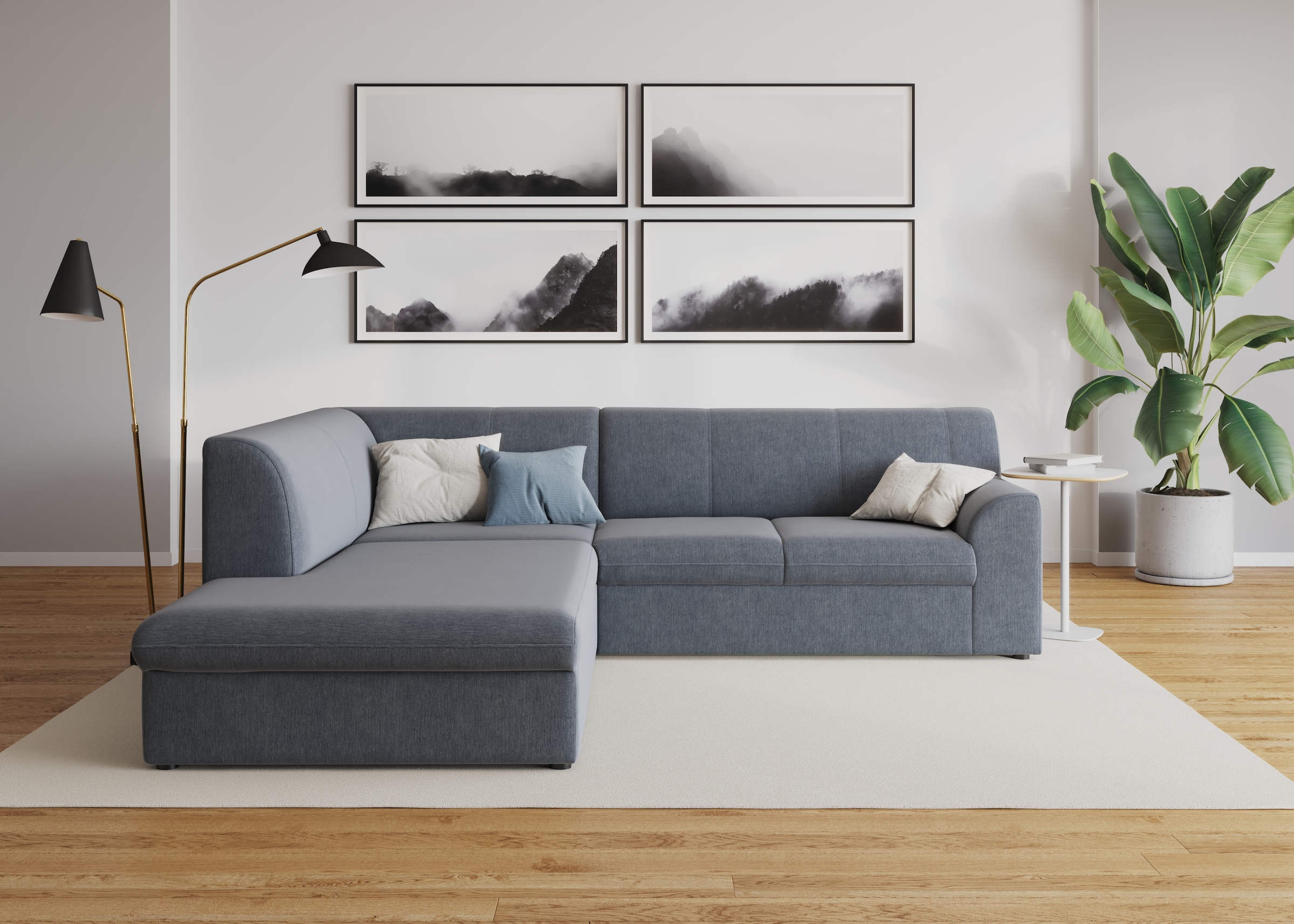 DOMO collection Ecksofa »Topper L-Form«, mit Ottomane, wahlweise mit Schlaf günstig online kaufen