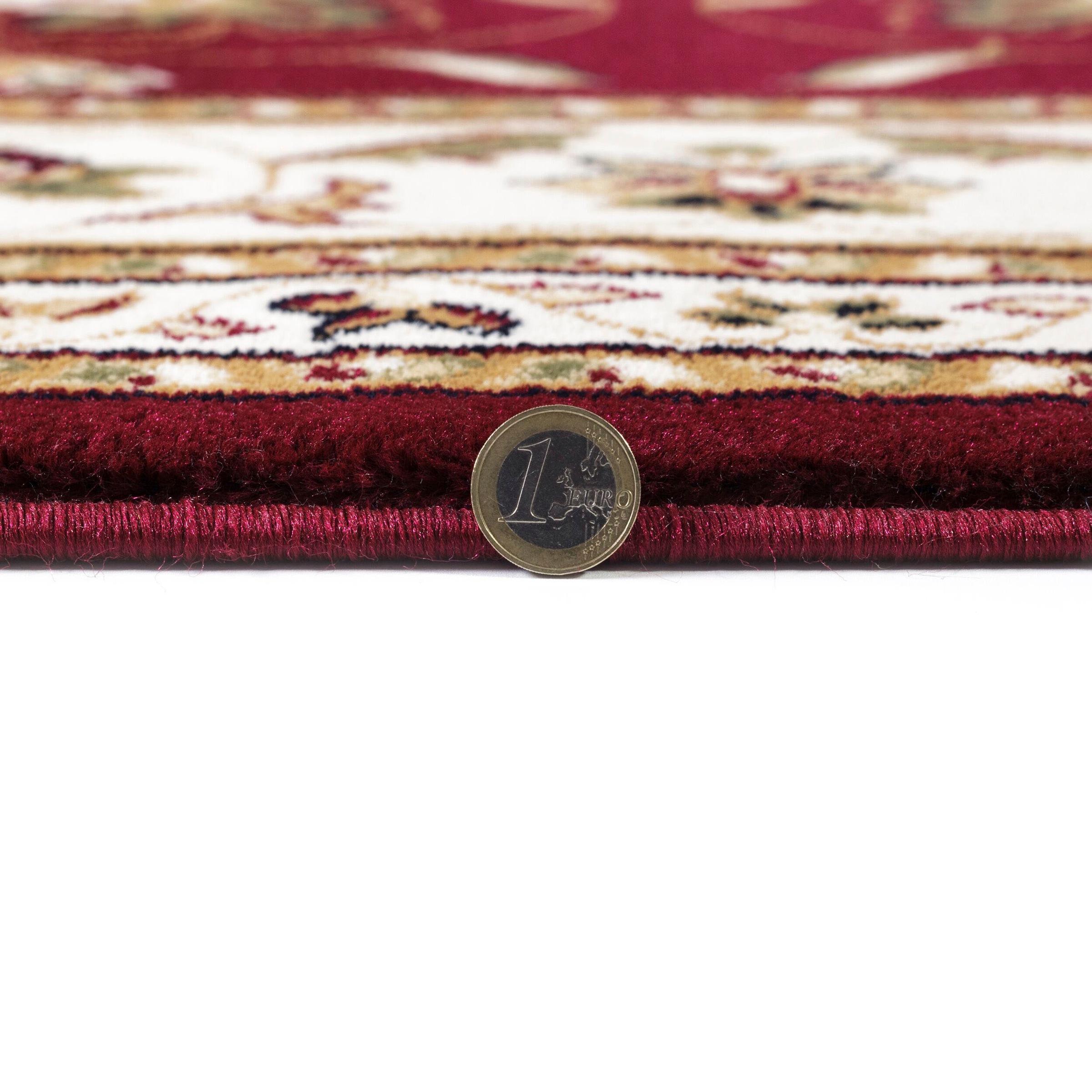 FLAIR RUGS Teppich »Sherborne«, rund, 8 mm Höhe