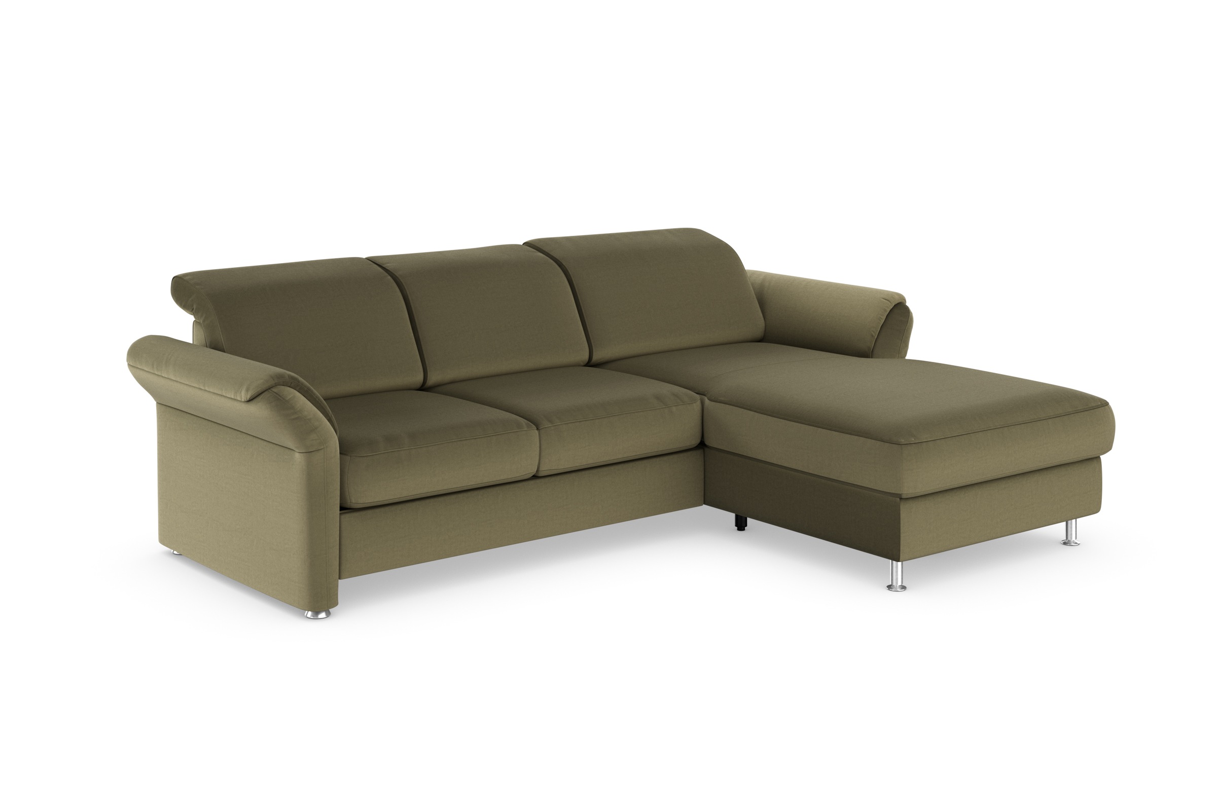 sit&more Ecksofa »Apulia L-Form«, wahlweise Bettfunktion, Bettkasten und Kopf- und Armteilverstellung