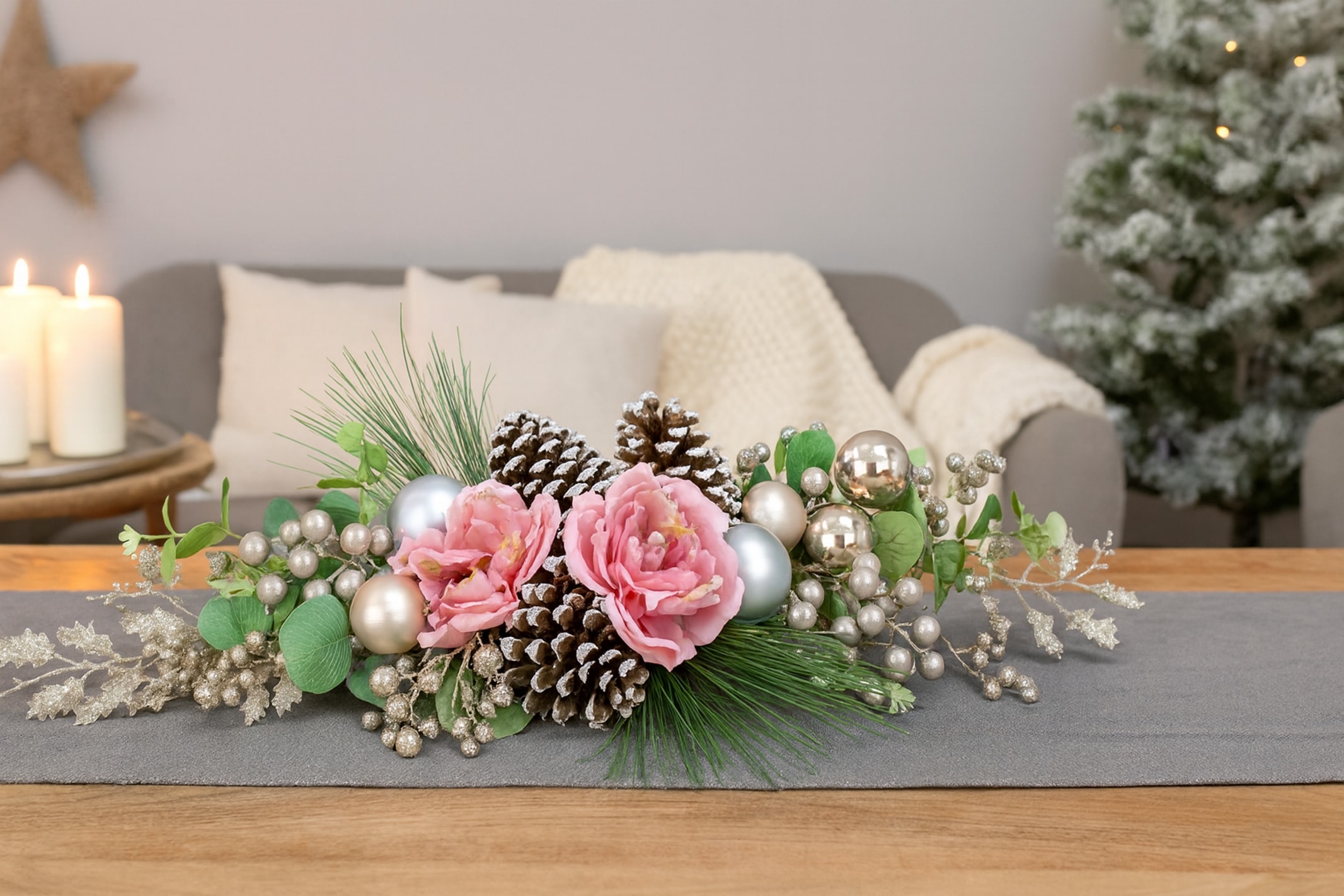 I.GE.A. Kunstblume »Tischgesteck Päonie«