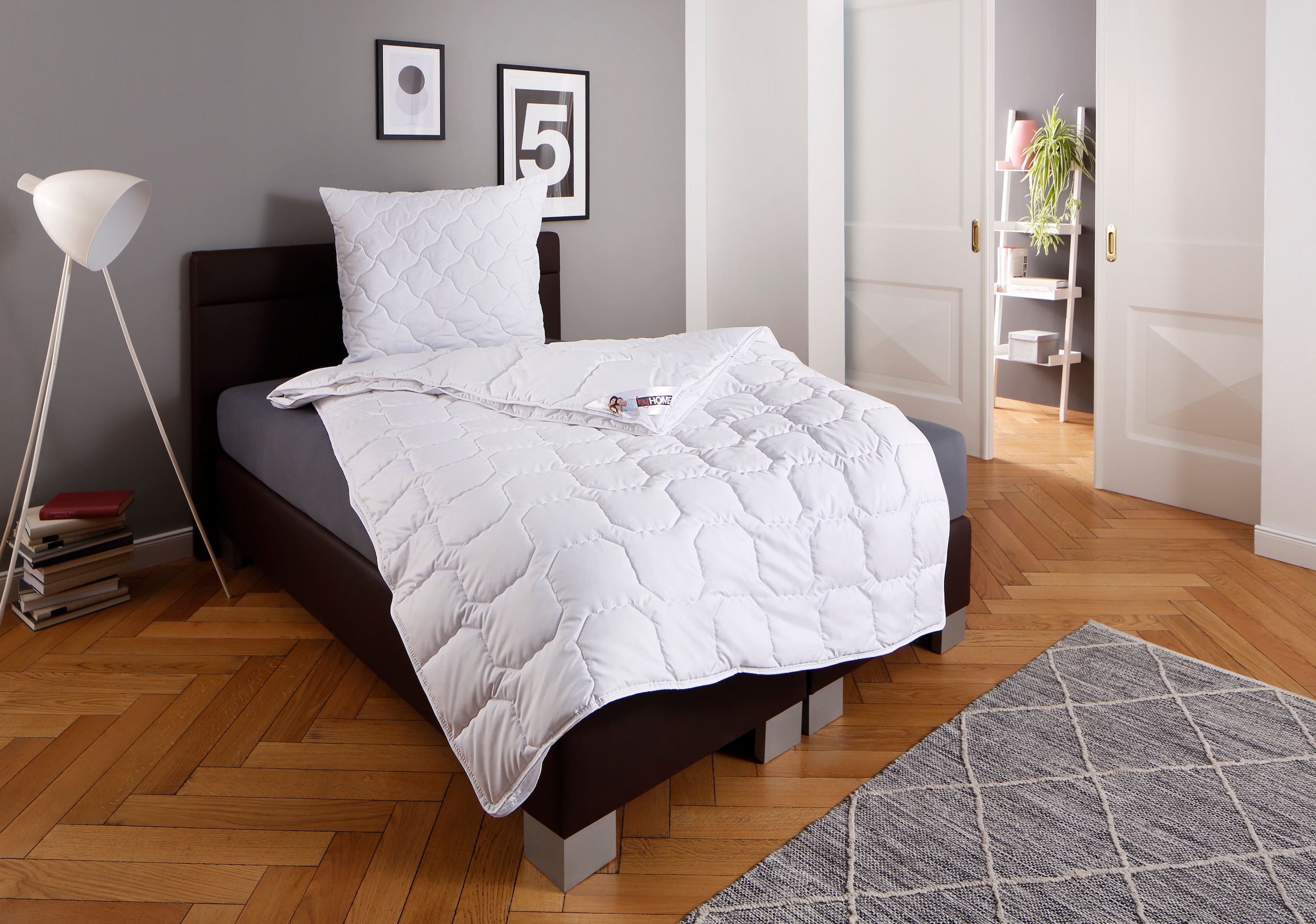 my home Microfaserbettdecke »Fantasy, Bettdecke 135x200 cm, 155x220 cm, 200 günstig online kaufen