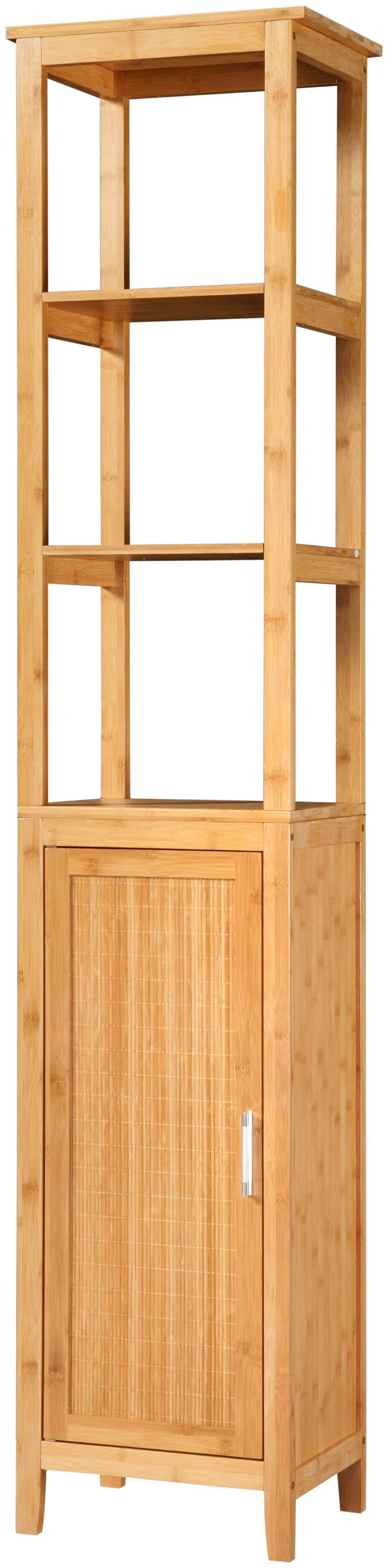 Badezimmerschrank 67 bestellen »Bambus«, Breite mit in cm, der Rechnung auf welltime Siphonausschnitt, Waschbeckenunterschrank Bambus