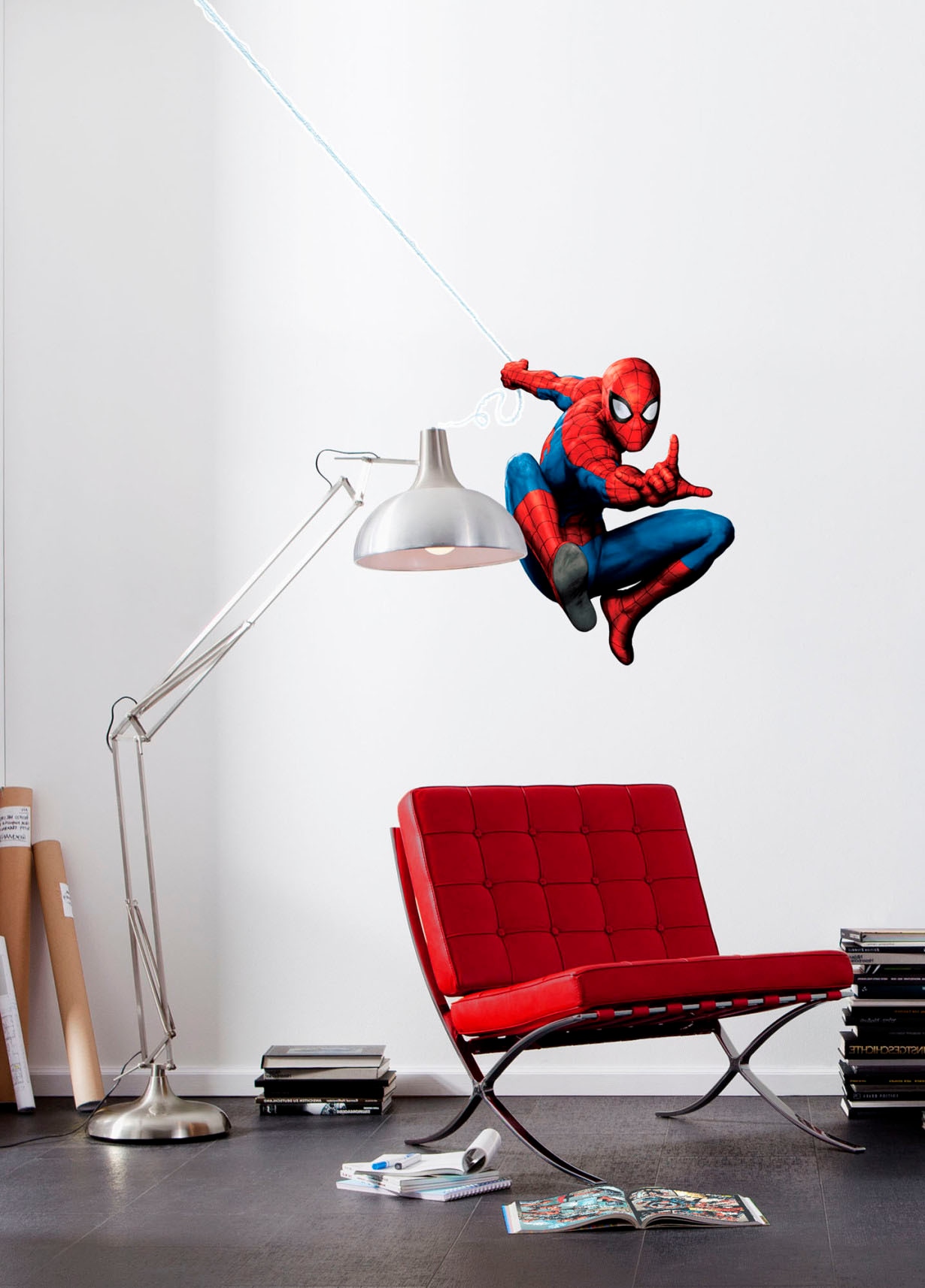 Komar Wandtattoo »Spider-Man - Größe 50 x 70 cm«, (3 St.), selbstklebend, Wandsticker, Kinderzimmer