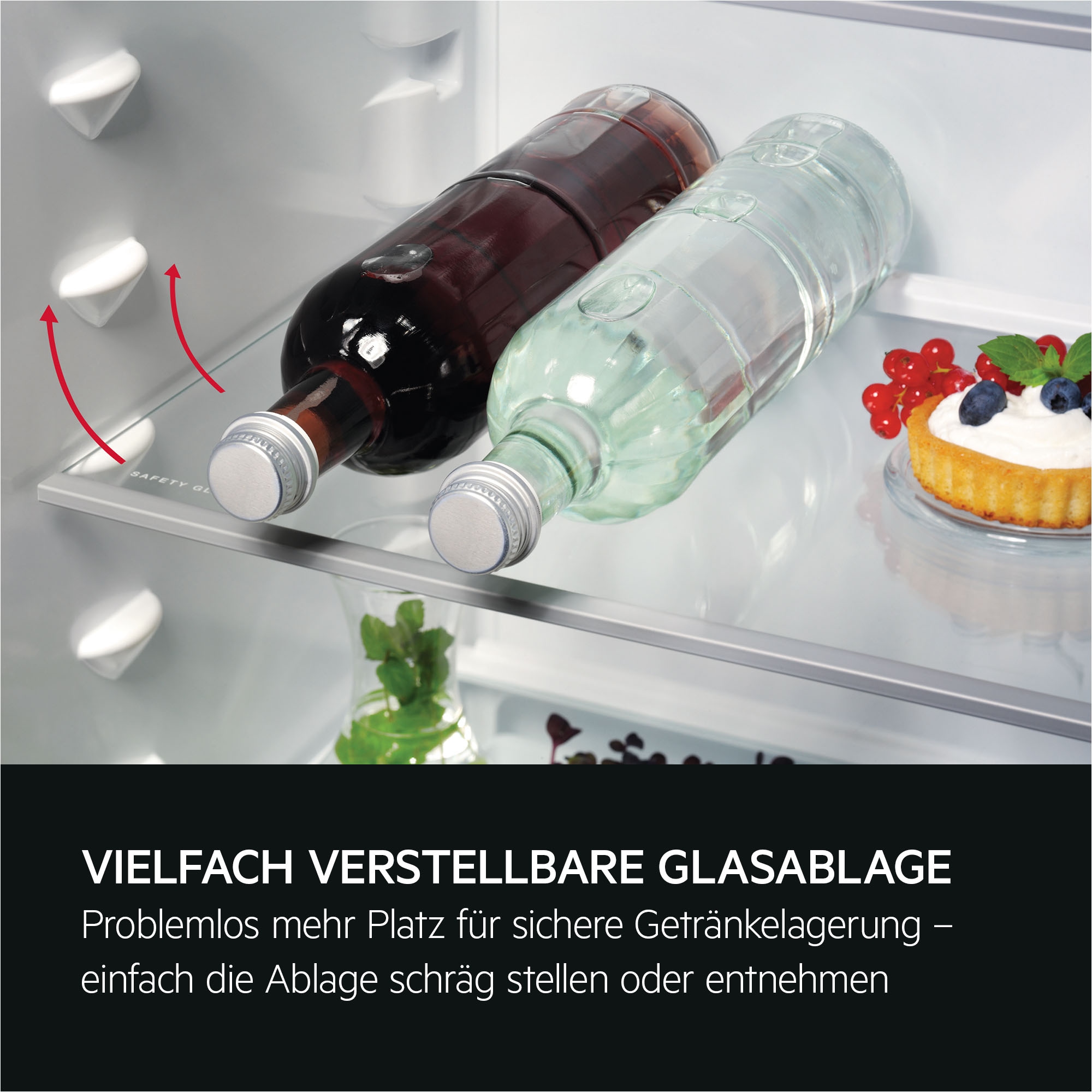 AEG Einbaukühlschrank 9000 »923586301« 176,9 cm hoch 55,7 cm breit LongFresh 0 °C-Zone