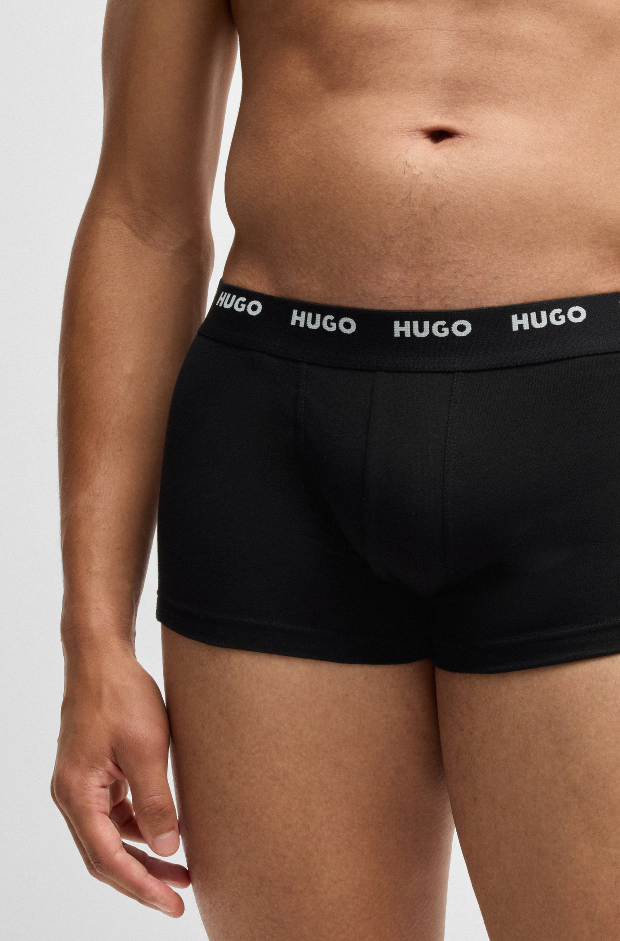 HUGO Underwear Trunk »TRUNK FIVE PACK« 5 Stk. mit HUGO Logoschriftzug am Bund