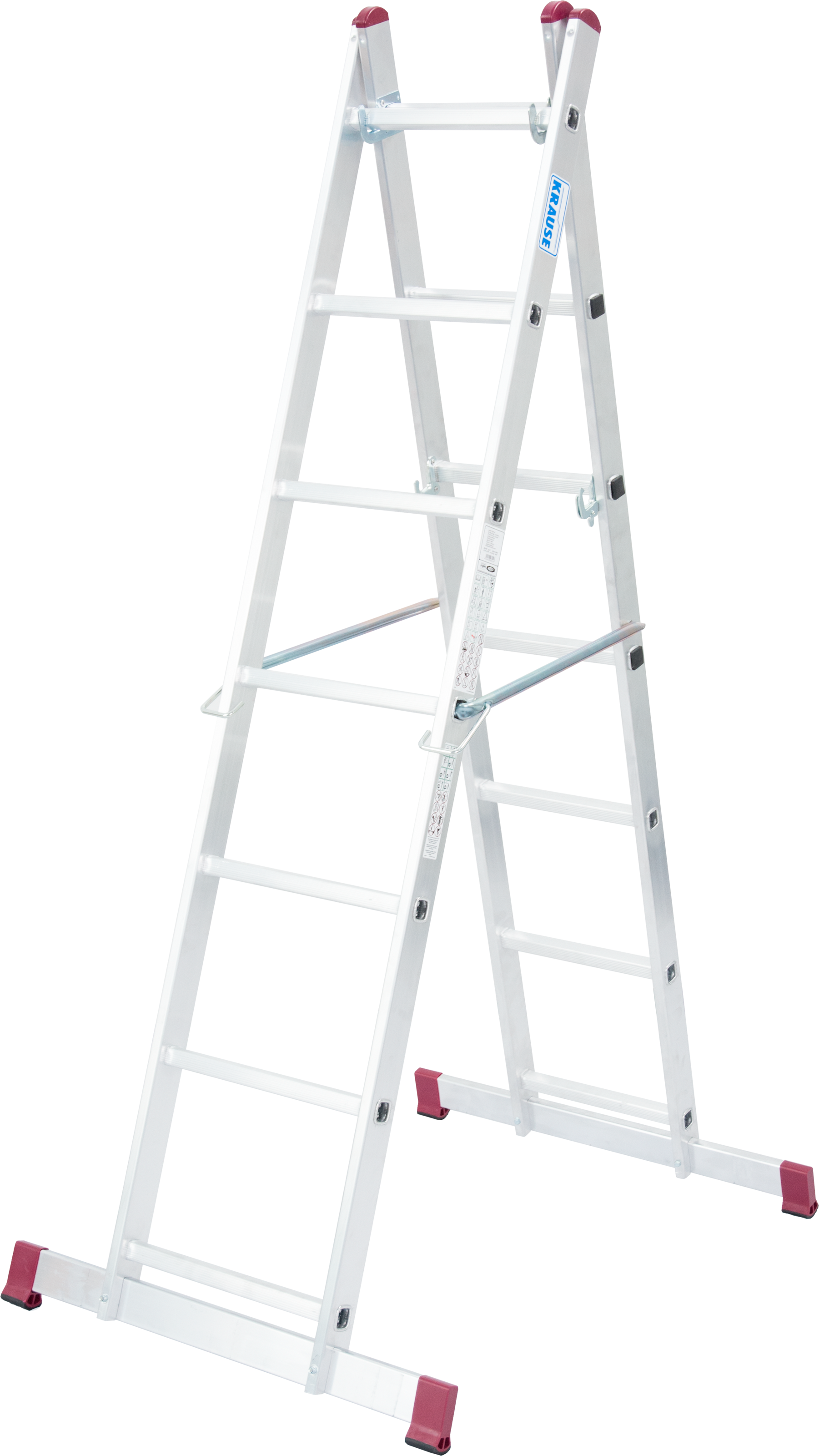 KRAUSE Schiebeleiter »Corda«, 2x7 Sprossen