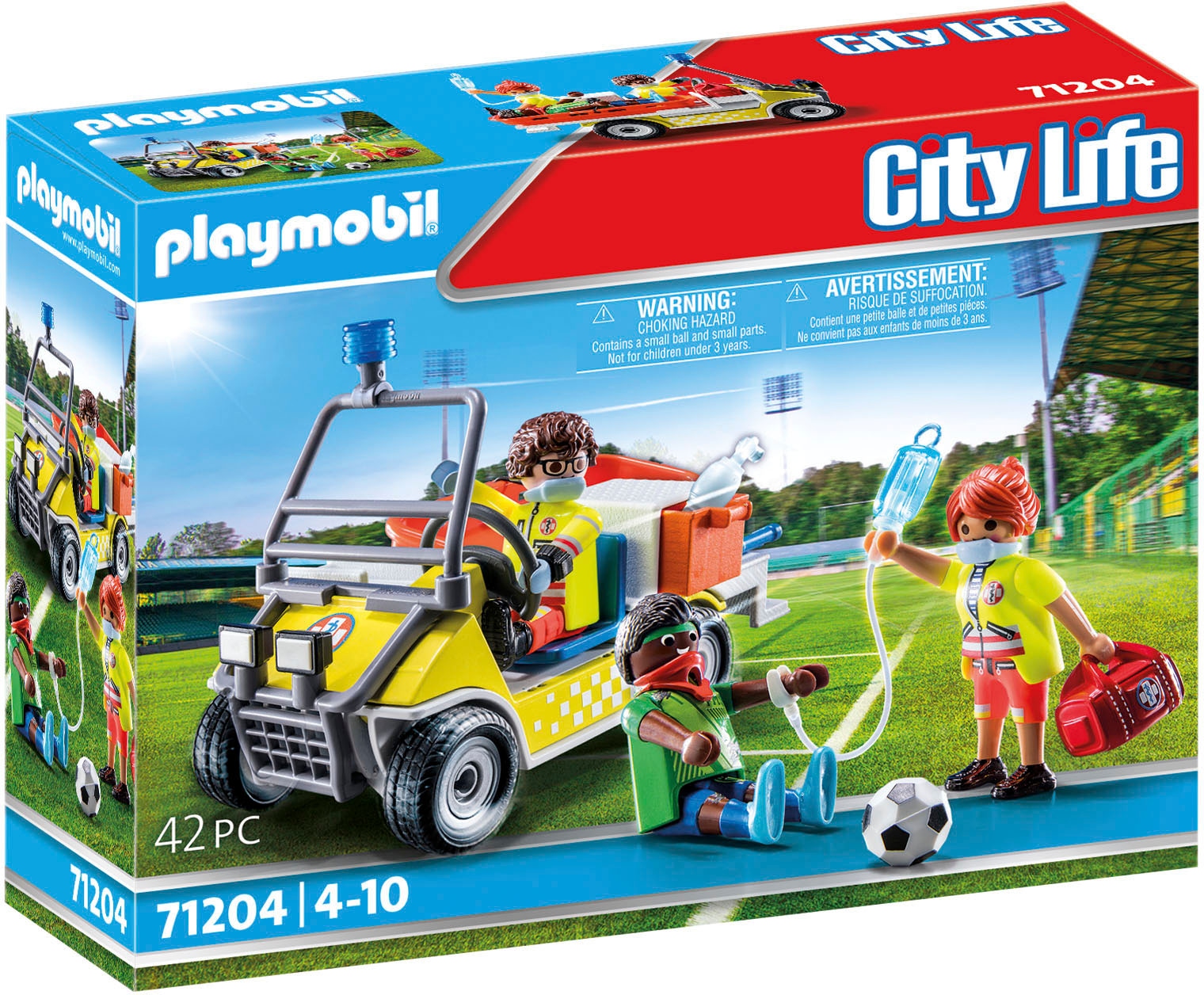 Konstruktions-Spielset »Rettungscaddy (71204), City Life«, Made in Europe