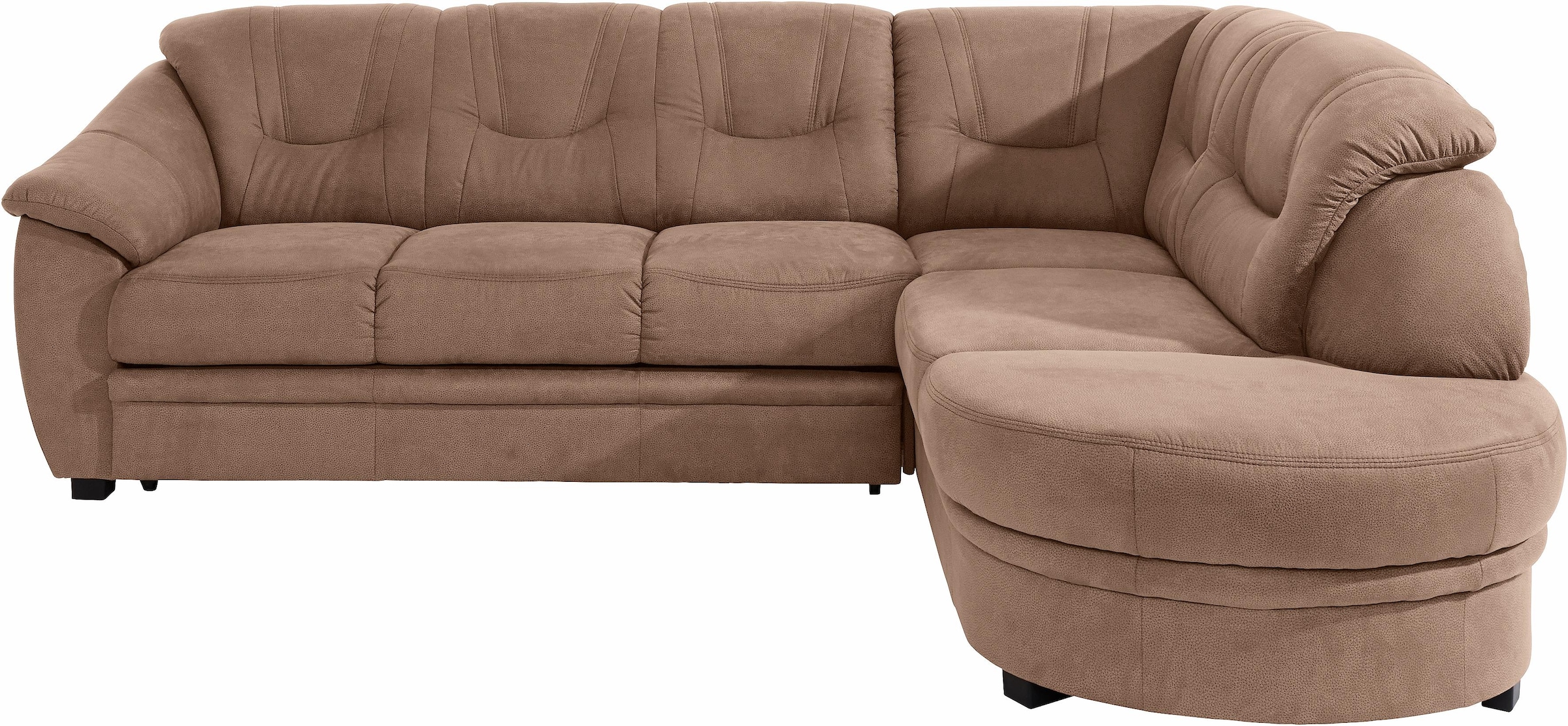 sit&more Ecksofa »Savoni L-Form«, wahlweise mit Bettfunktion