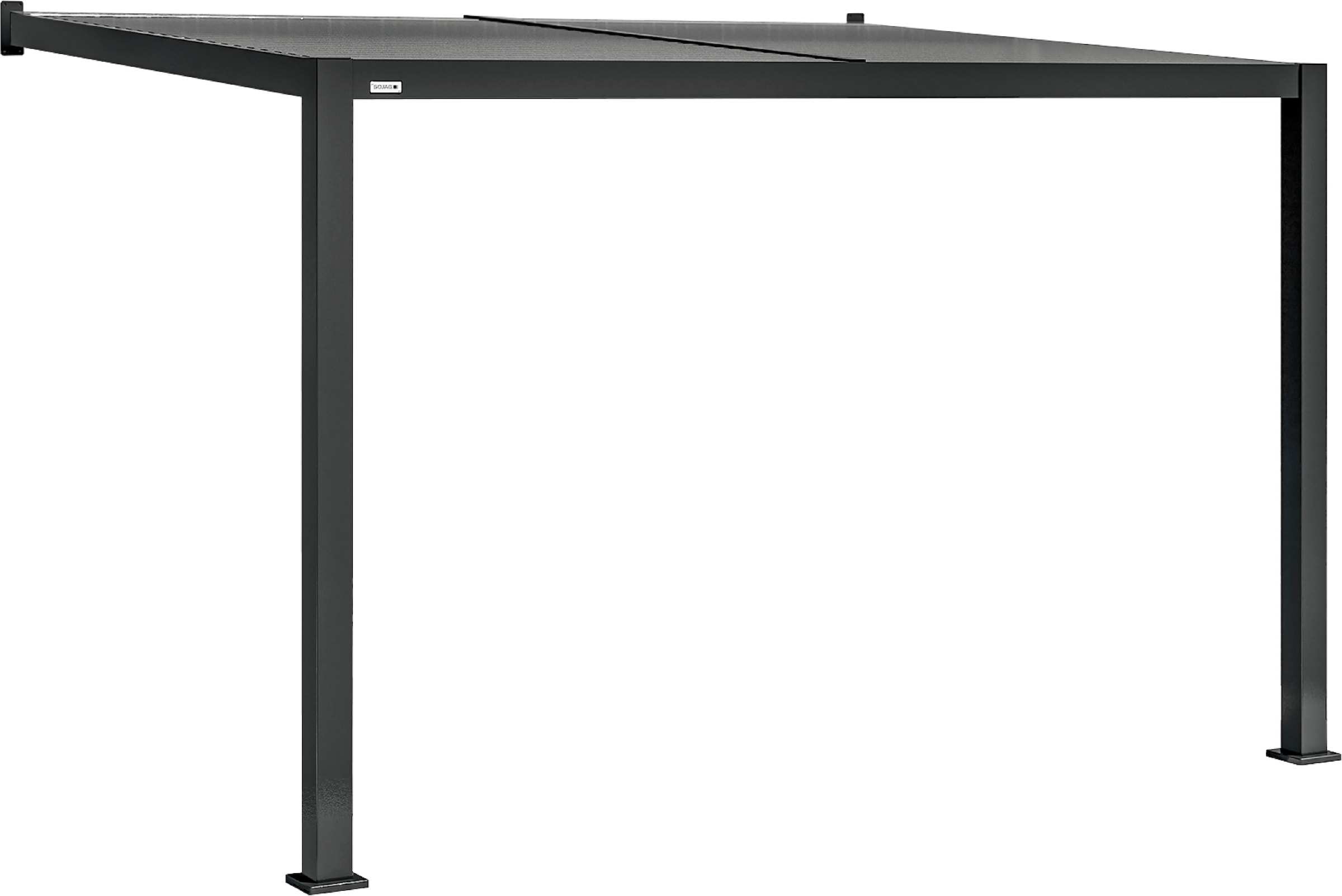 Sojag Terrassendach »Terrassenüberdachung Hana 1013 Schwarz« Mit individuell verstellbaren Lamellen