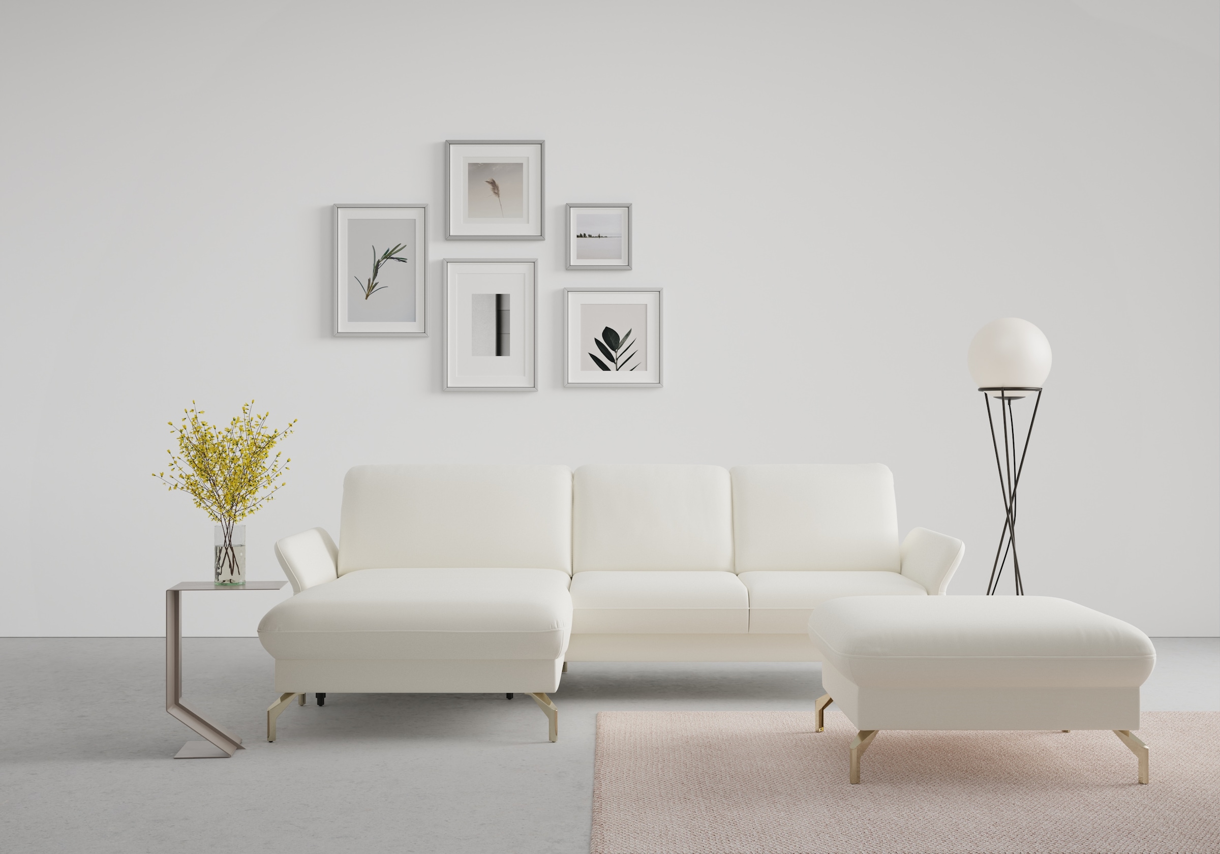 sit&more Ecksofa »Fashion L-Form«, wahlweise mit Kopfteilverstellung, Vorzi günstig online kaufen
