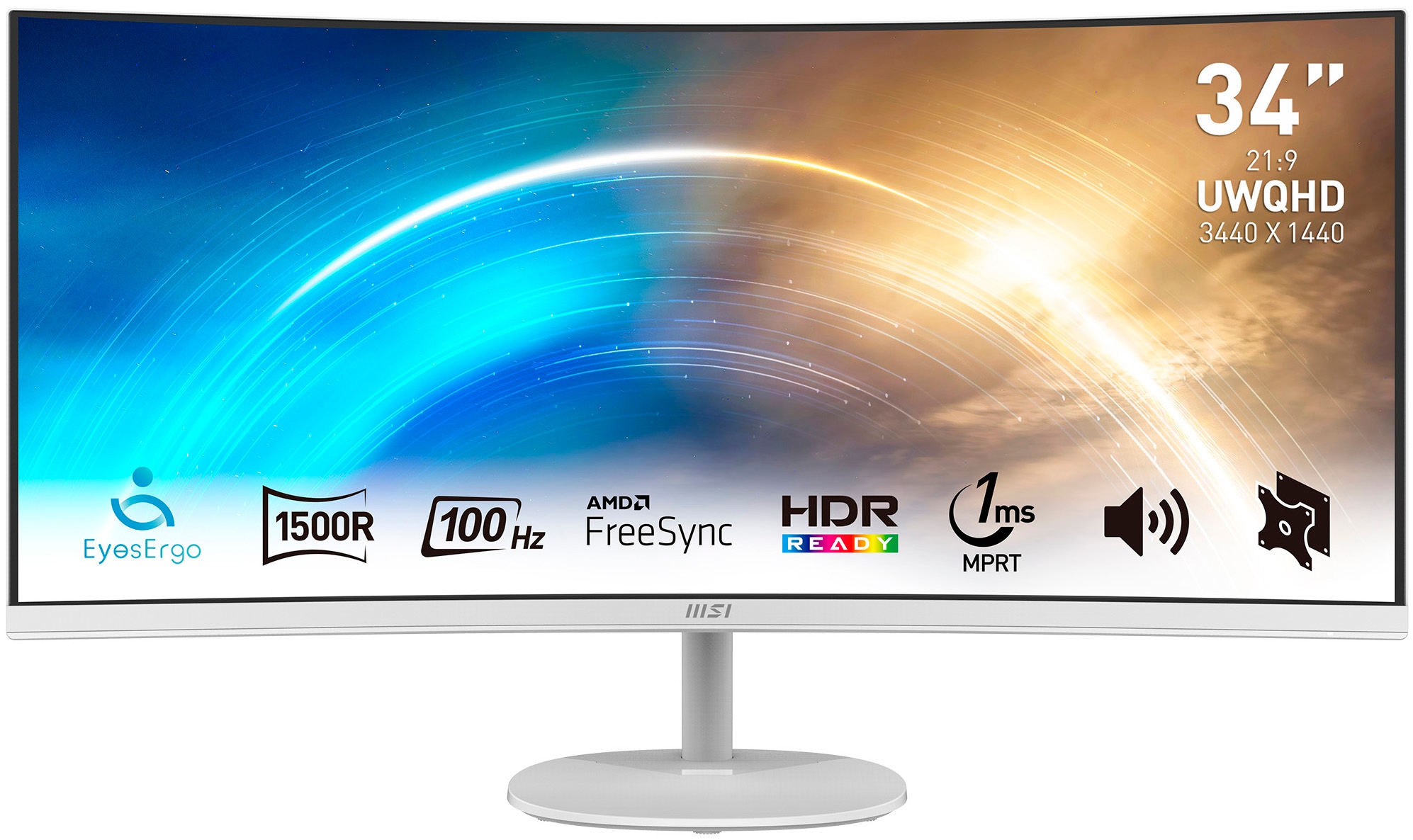 Cougar Gaming-PC-Komplettsystem »MegaDeal FV150 WT 2895 AMD Ryzen 7 9700X 32GB DDR5 1TB SSD RX 9070 XT« 34 ″ AMD Ryzen 7 Radeon RX 9070 XT 32 GB RAM 1.000 GB SSD Windows 11, DDR5 RAM+ MSI PRO MP341CQW LED-Monitor Curved 86,4 m (34")