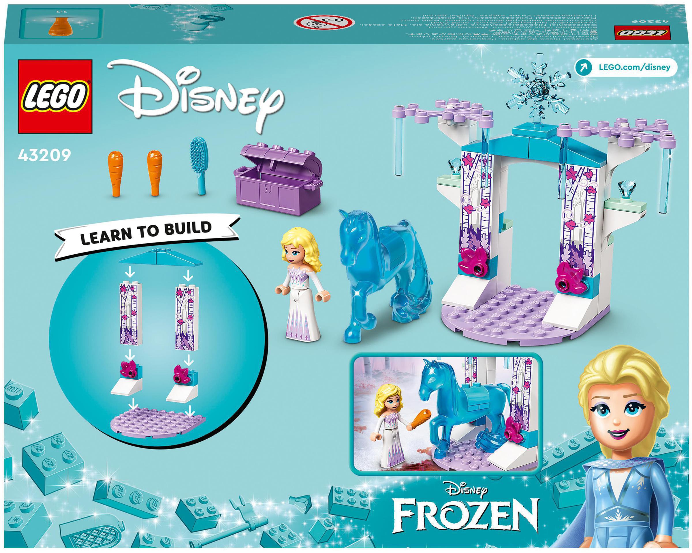 LEGO® Konstruktionsspielsteine »Elsa und Nokks Eisstall (43209), LEGO® Disney Princess«, (53 St.), Made in Europe