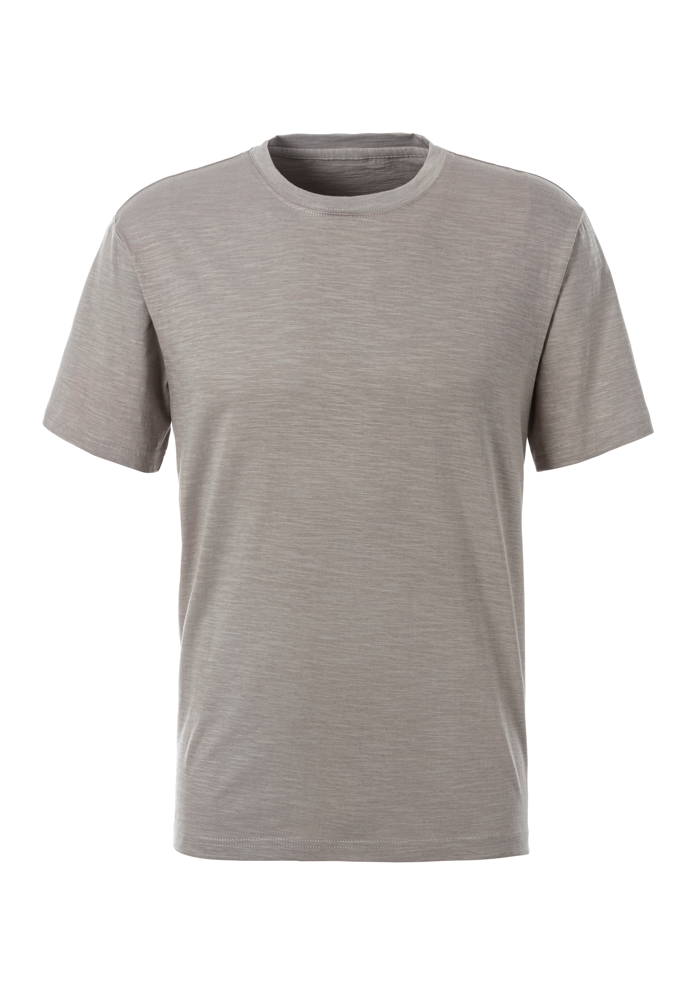 John Devin T-Shirt, (Packung, 2 tlg., 2er-Pack), aus strukturierter Baumwoll-Qualität - im 2er-Sparpack