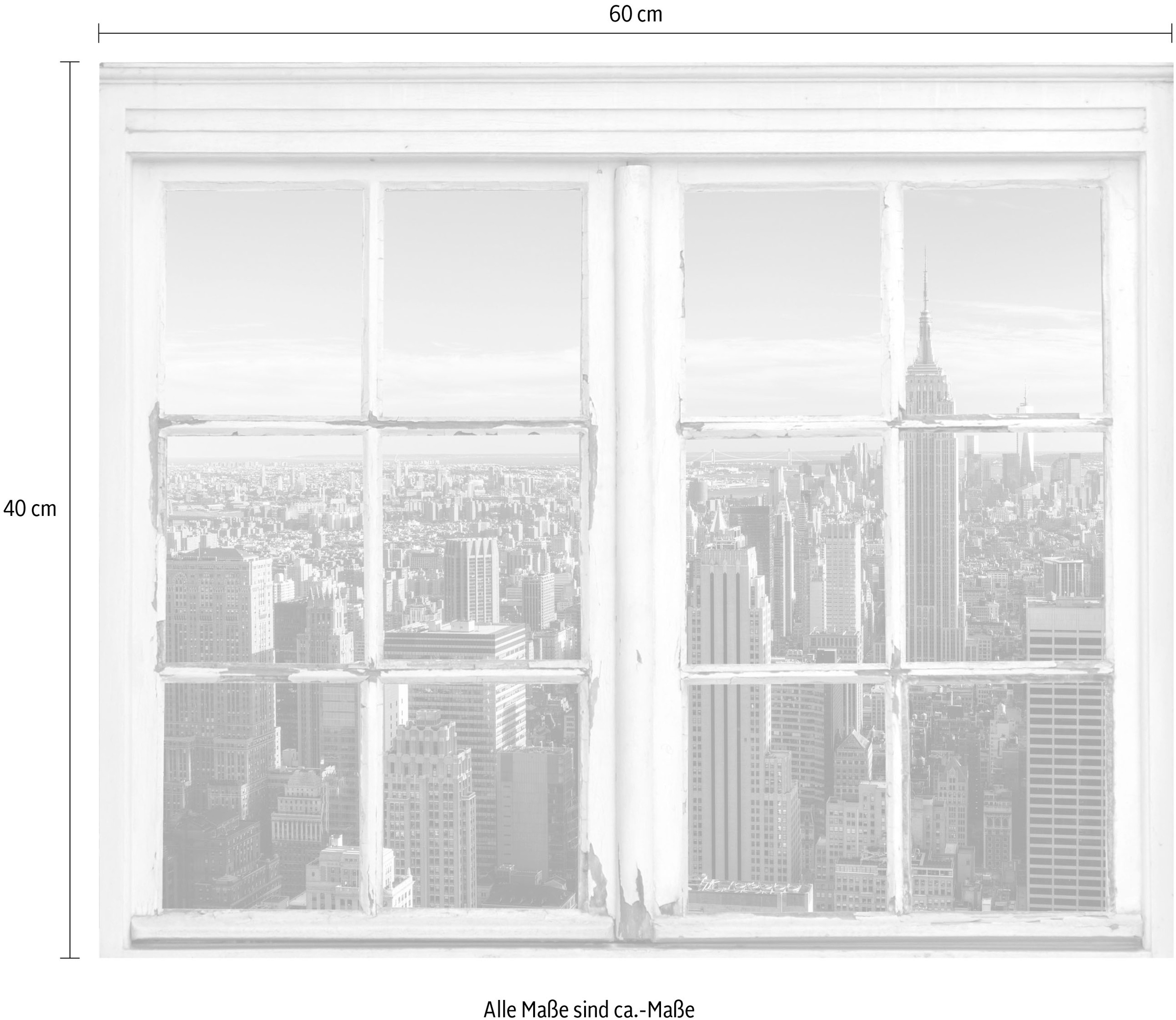 queence Wandsticker »New York« Wandsticker, Wandbild, selbstklebend, Amerika