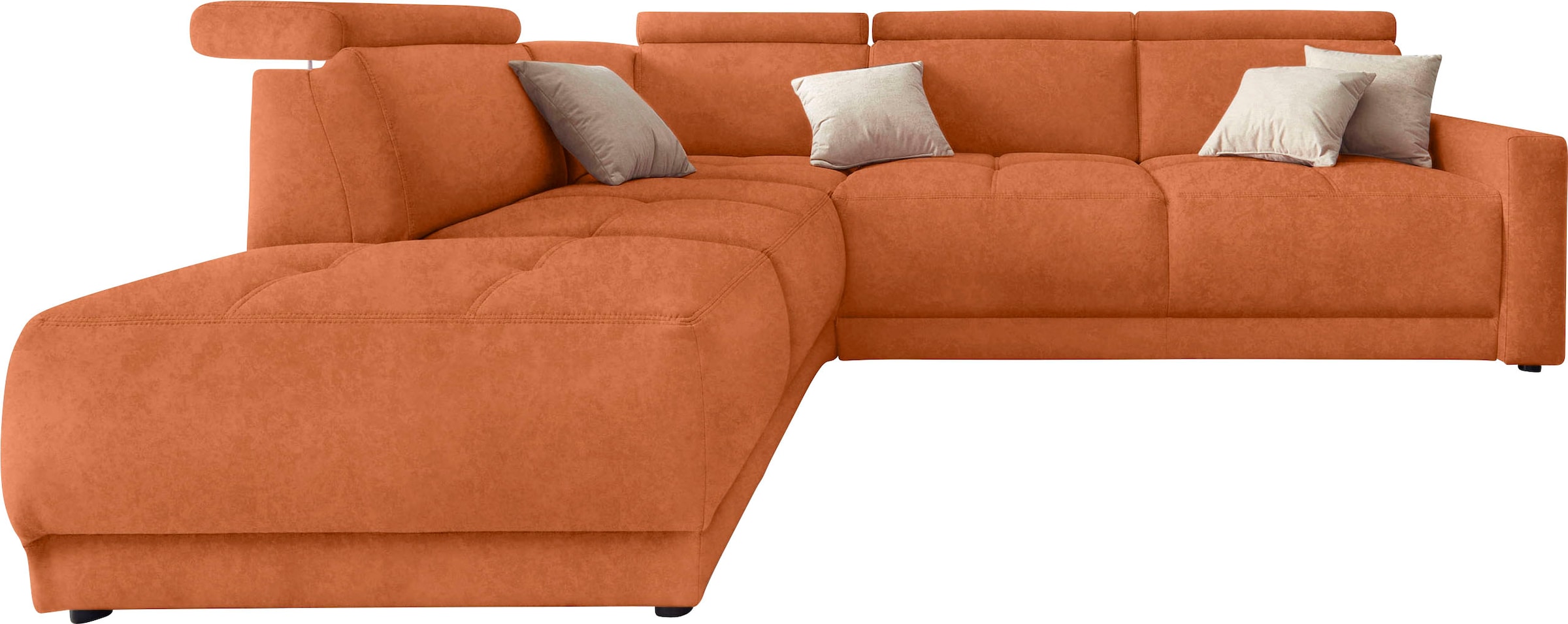 DOMO collection Ecksofa "Ava L-Form", mit Ottomane, Federkern wahlweise mit günstig online kaufen