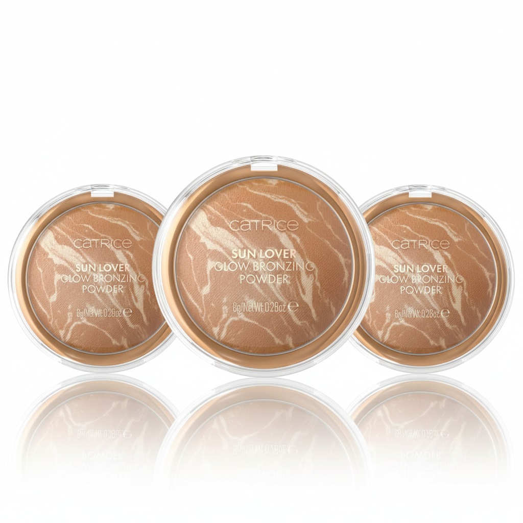 Catrice Bronzer-Puder »SUN LOVER GLOW BRONZING POWDER« mit lichtreflektierenden Pigmenten für einen sunkissed Look