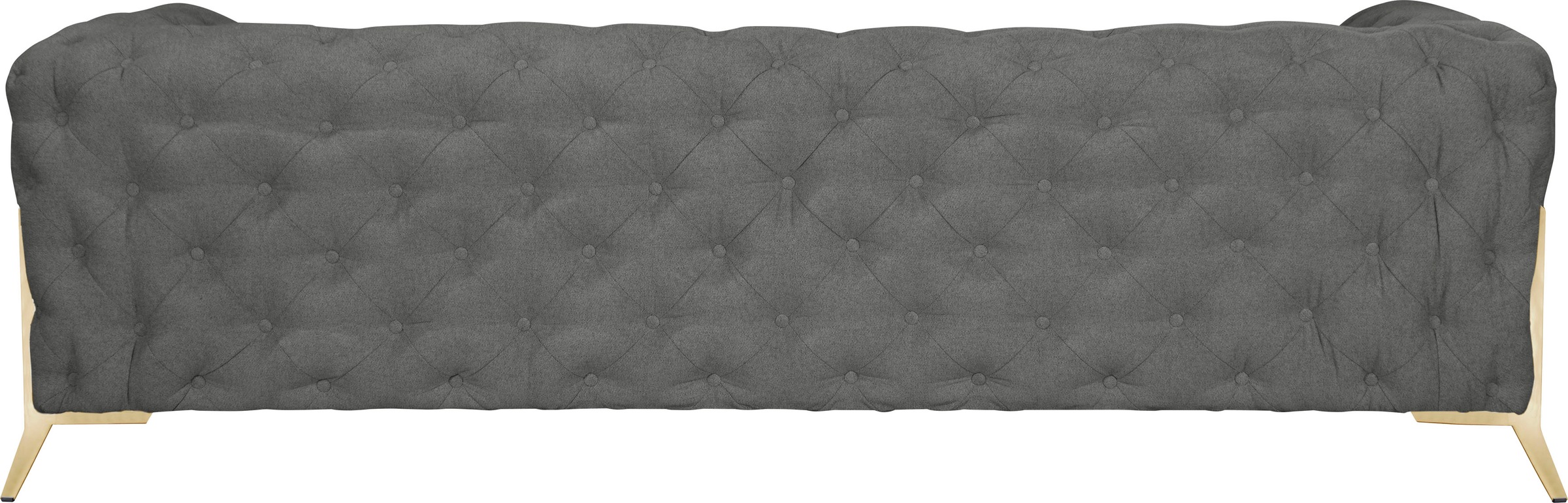 Leonique Chesterfield-Sofa »Amaury«, aufwändige Knopfheftung, moderne Chesterfield Optik, Fußfarbe wählbar