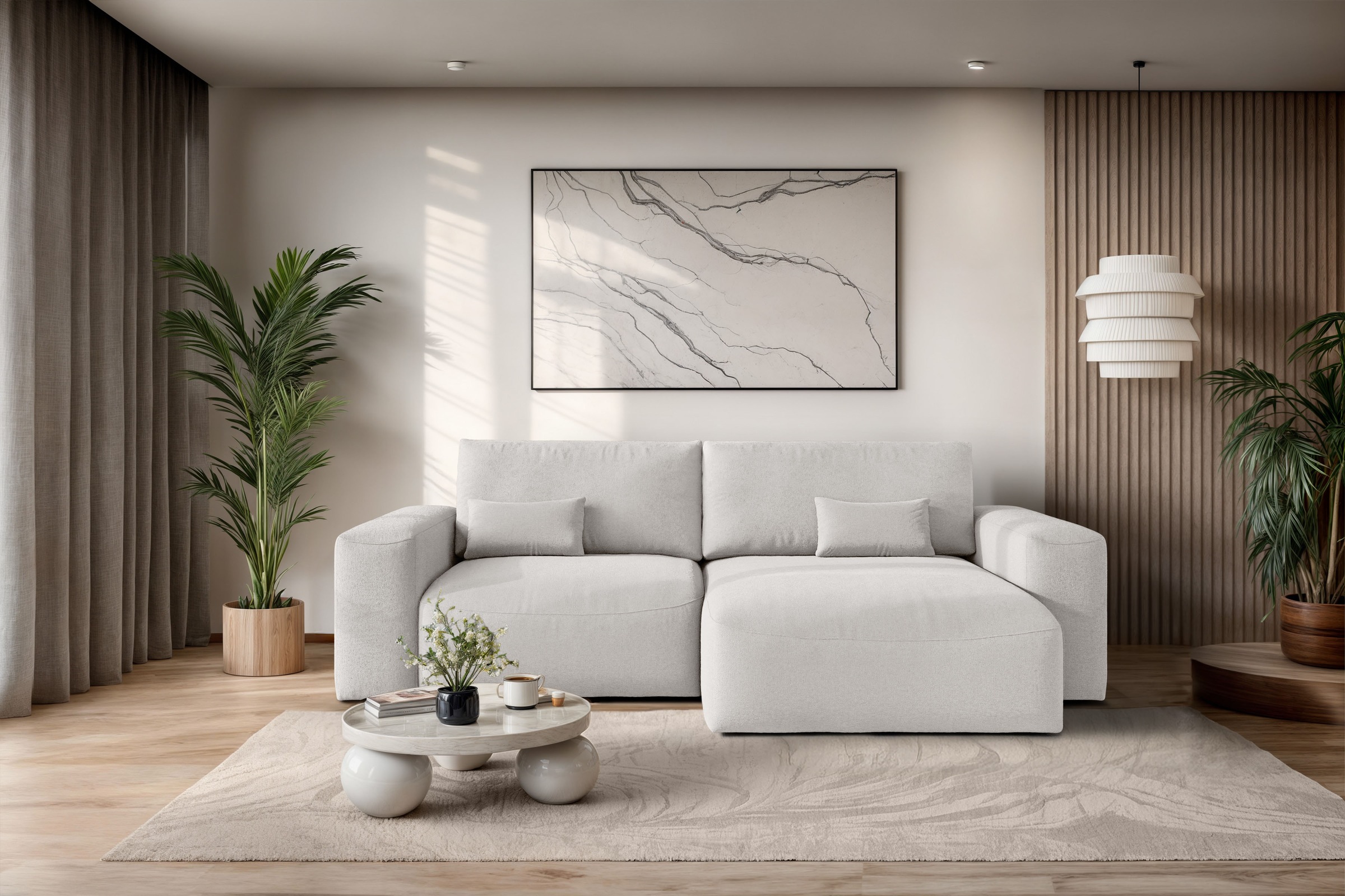 OTTO home Ecksofa »MATTS Schlafsofa mit Bettkasten, Maße B/T/H: 265/159/89 günstig online kaufen