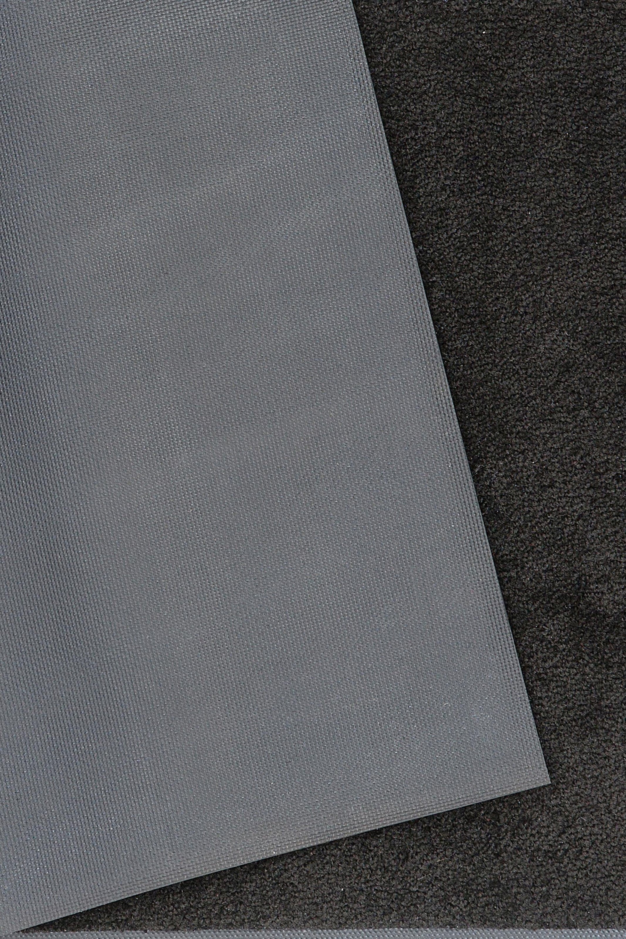 my home Fußmatte »Lavea«, rechteckig, 9 mm Höhe, Schmutzfangmatte, Uni-Farben, In- und Outdoor-Teppich, waschbar