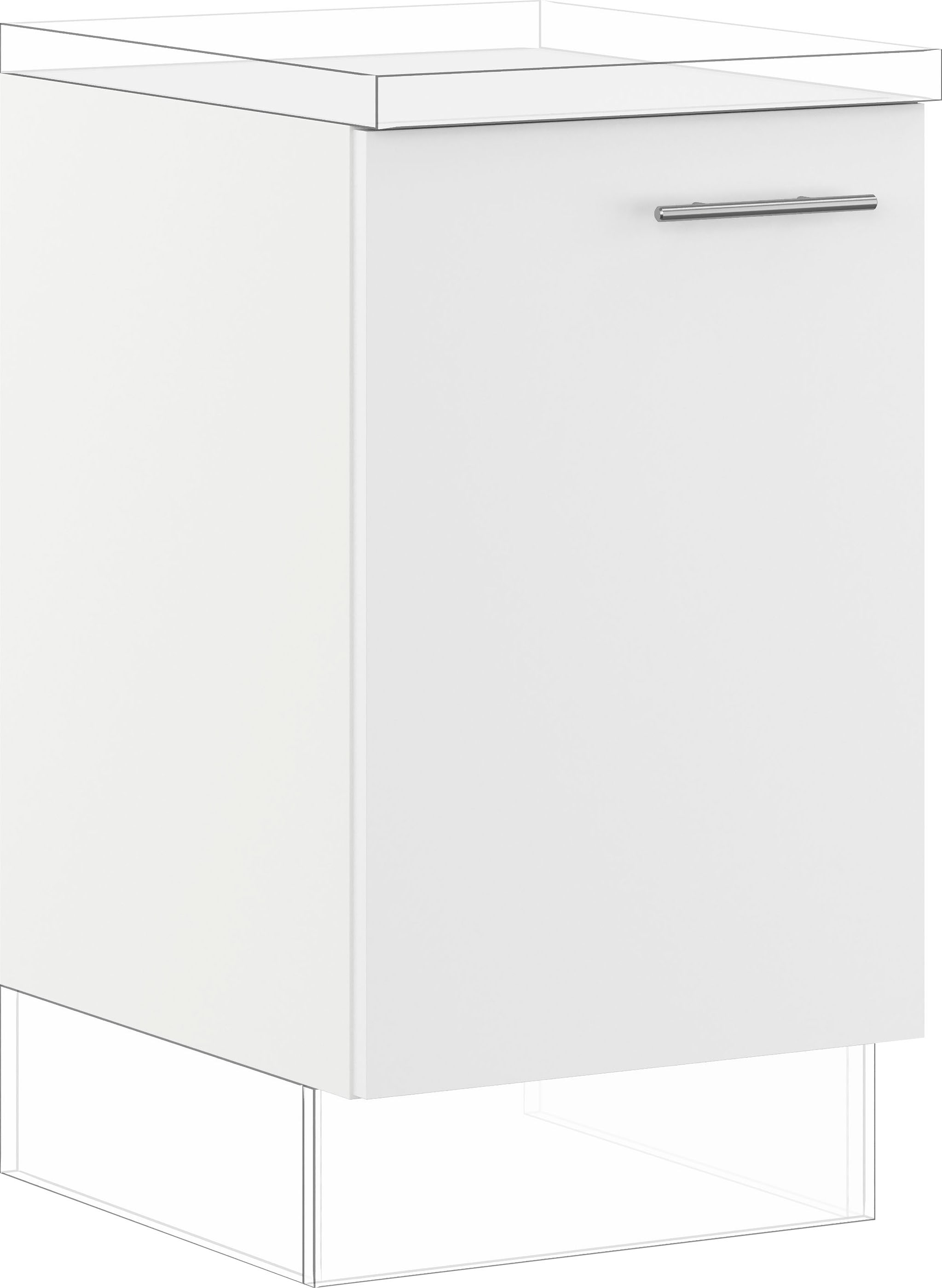 IMPULS KÜCHEN Spülenunterschrank »"Prag und Valencia", Breite/Höhe: 50/72,3 cm« vormontiert, mit Soft-Close,