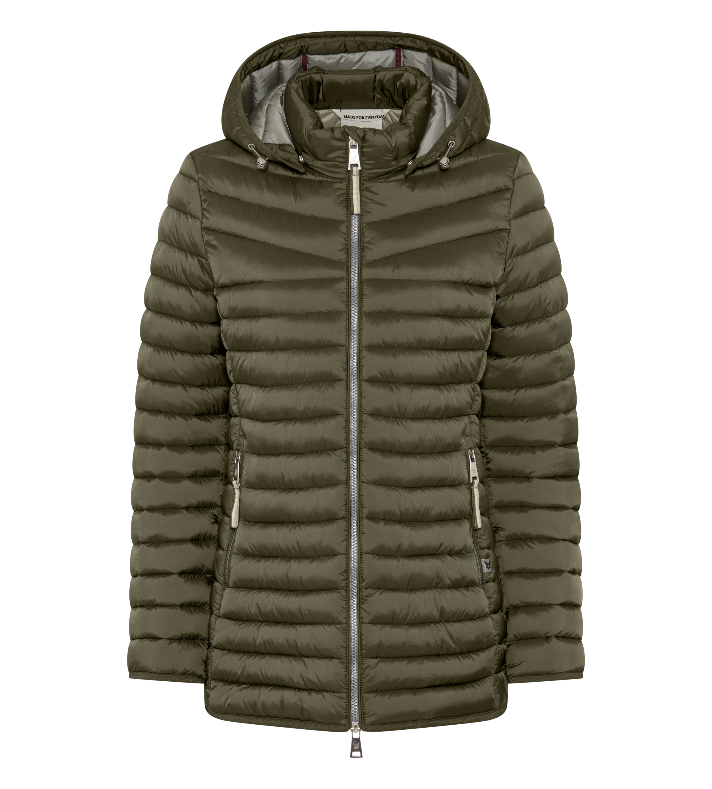 Fuchs Schmitt Steppjacke mit Kapuze annehmbare Kapuze, leicht tailliert, 2-Wege-Reißverschluss