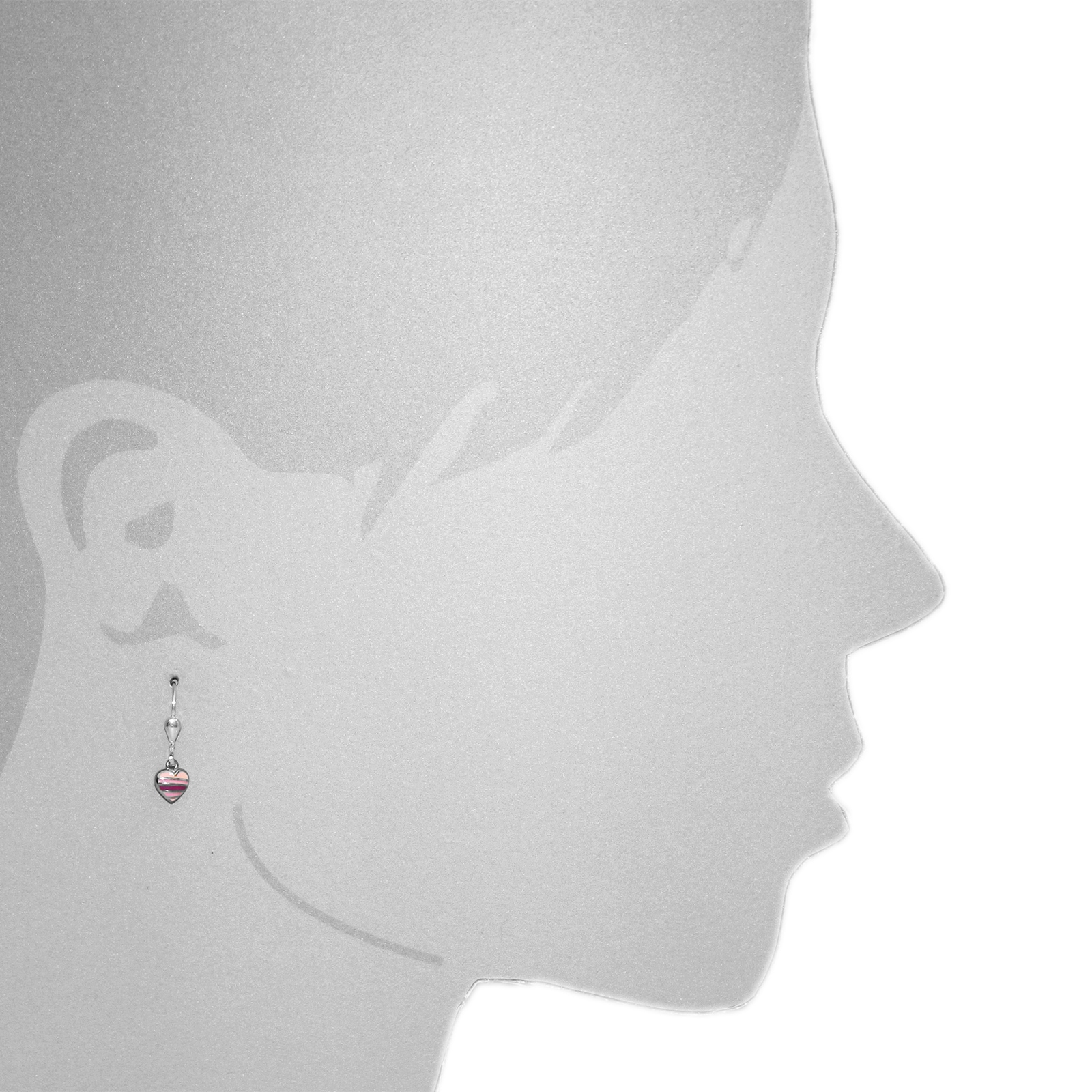 OSTSEE-SCHMUCK Paar Ohrhänger »Ostsee-Schmuck Ohrhänger kleines Herz Ohrhänger kleines Herz«, (2 tlg.)