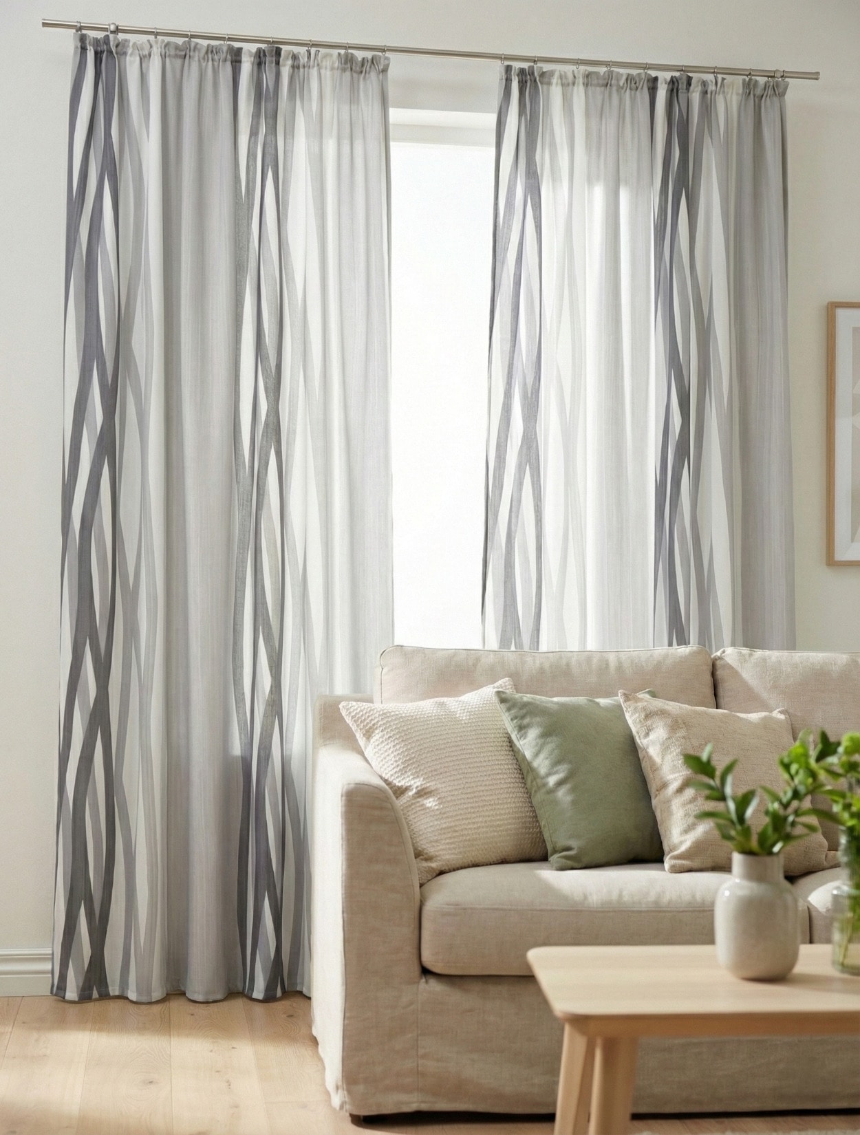 Wirth Vorhang »Brooklyn« Kräuselband 1 Stk. tlg.