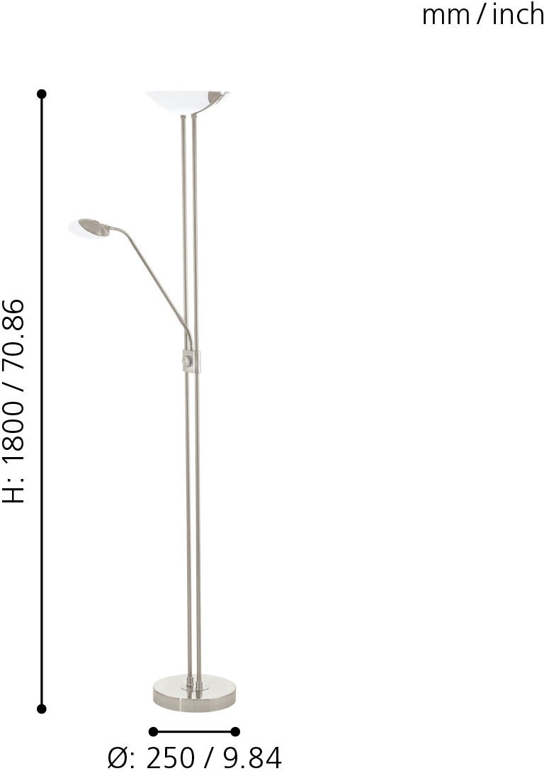 EGLO LED Stehlampe »BAYA LED«, 3 flammig, Leuchtmittel LED-Board   LED fest günstig online kaufen