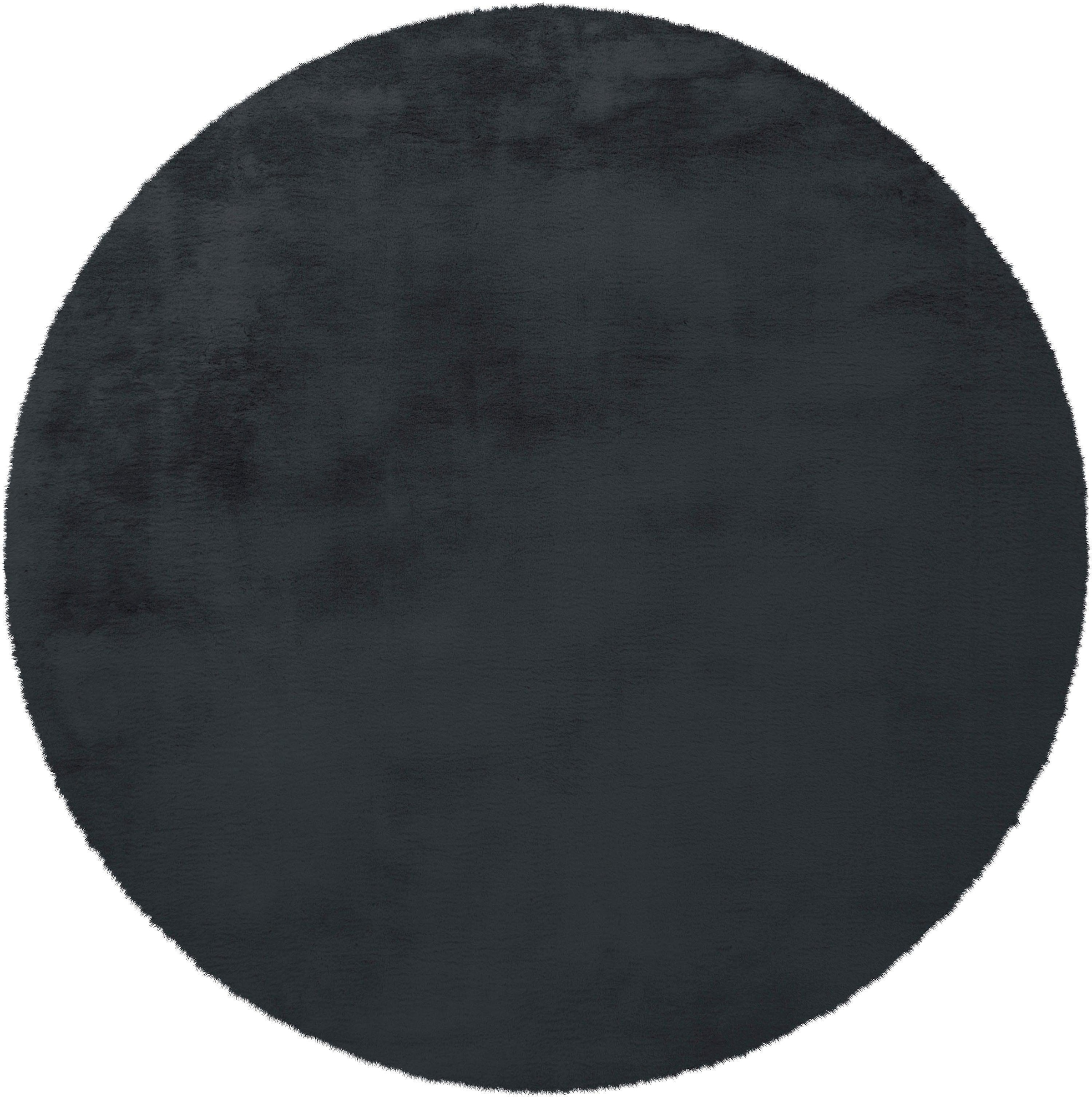 calo-deluxe Fellteppich »Vogesen 212«, rund, 45 mm Höhe, Kunstfell, Wohnzimmer