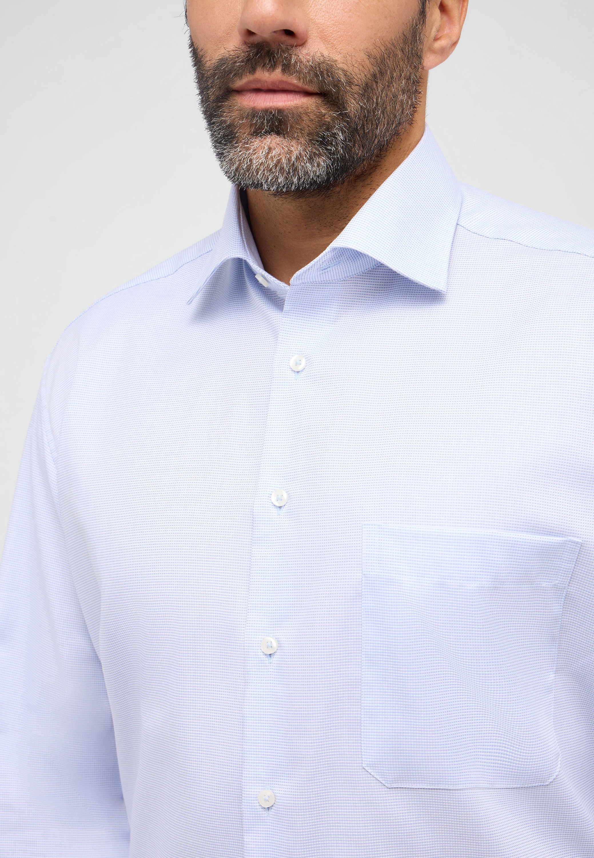 Eterna Langarmhemd »COMFORT FIT« NON IRON (bügelfrei)