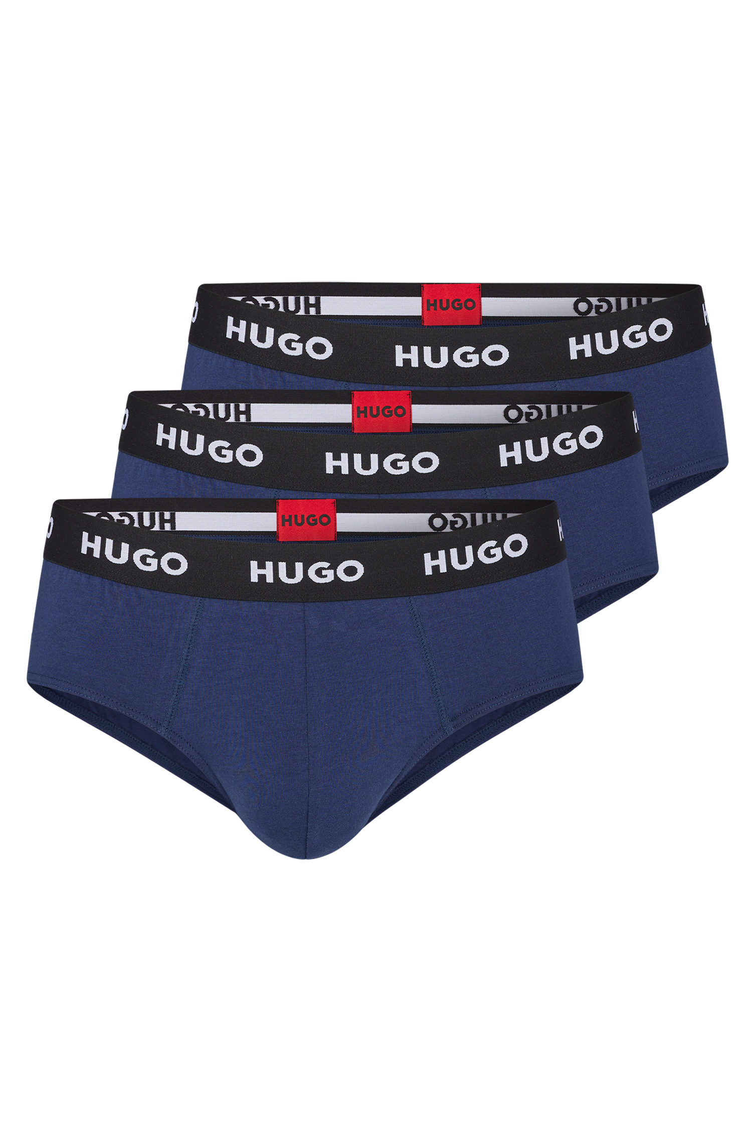 HUGO Underwear Hüftslip »HIPBRIEF TRIPLETPACK« mit modischem HUGO Logo-Elastikbund