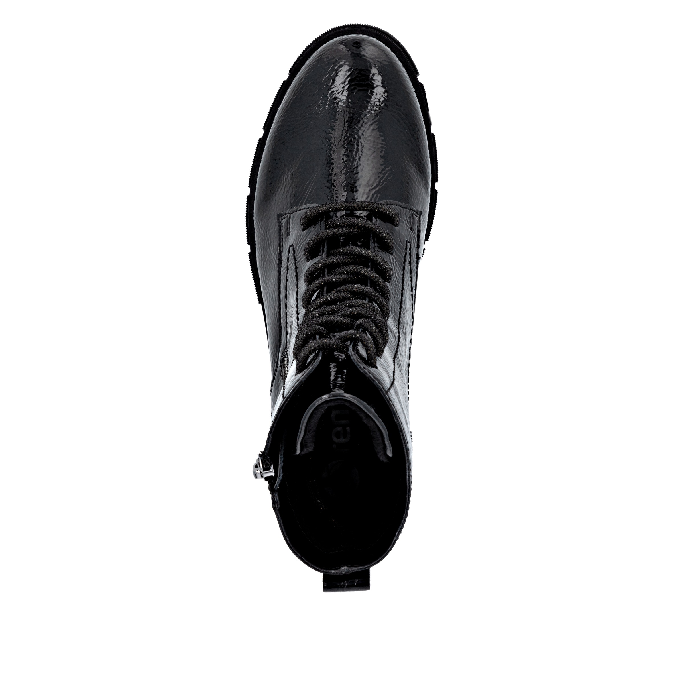 Remonte Schnürstiefelette, Schnürboots, Stiefelette, Profilsohle, mit Glitzer-Schnürsenkel
