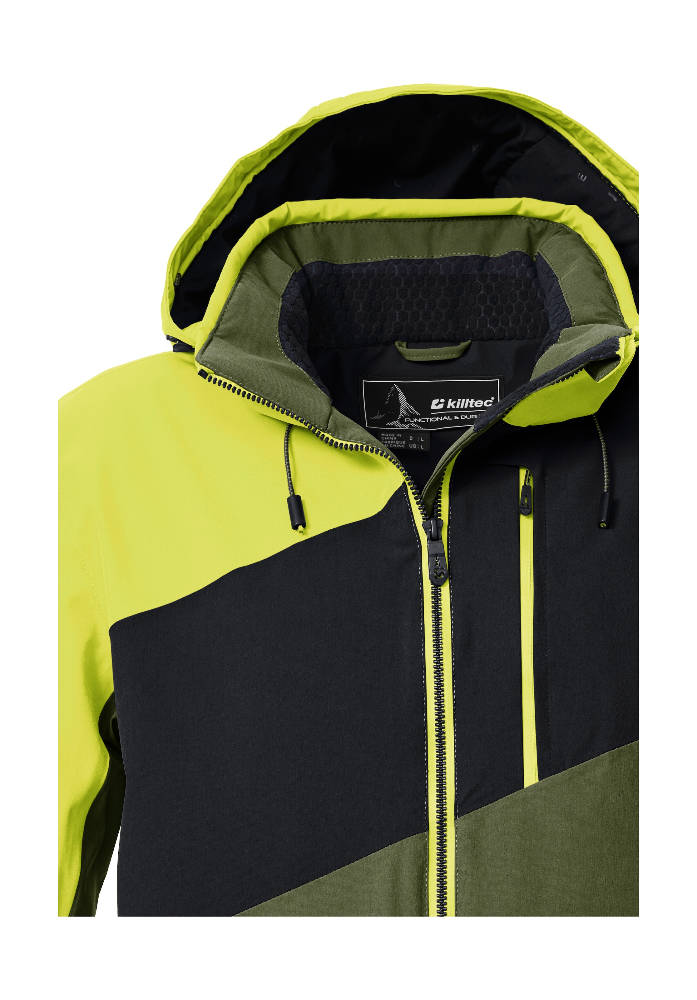 Killtec Skijacke »KSW 32 MN SKI JCKT« Wasserdichte, atmungsaktive Skijacke mit abnehmbarer Kapuze