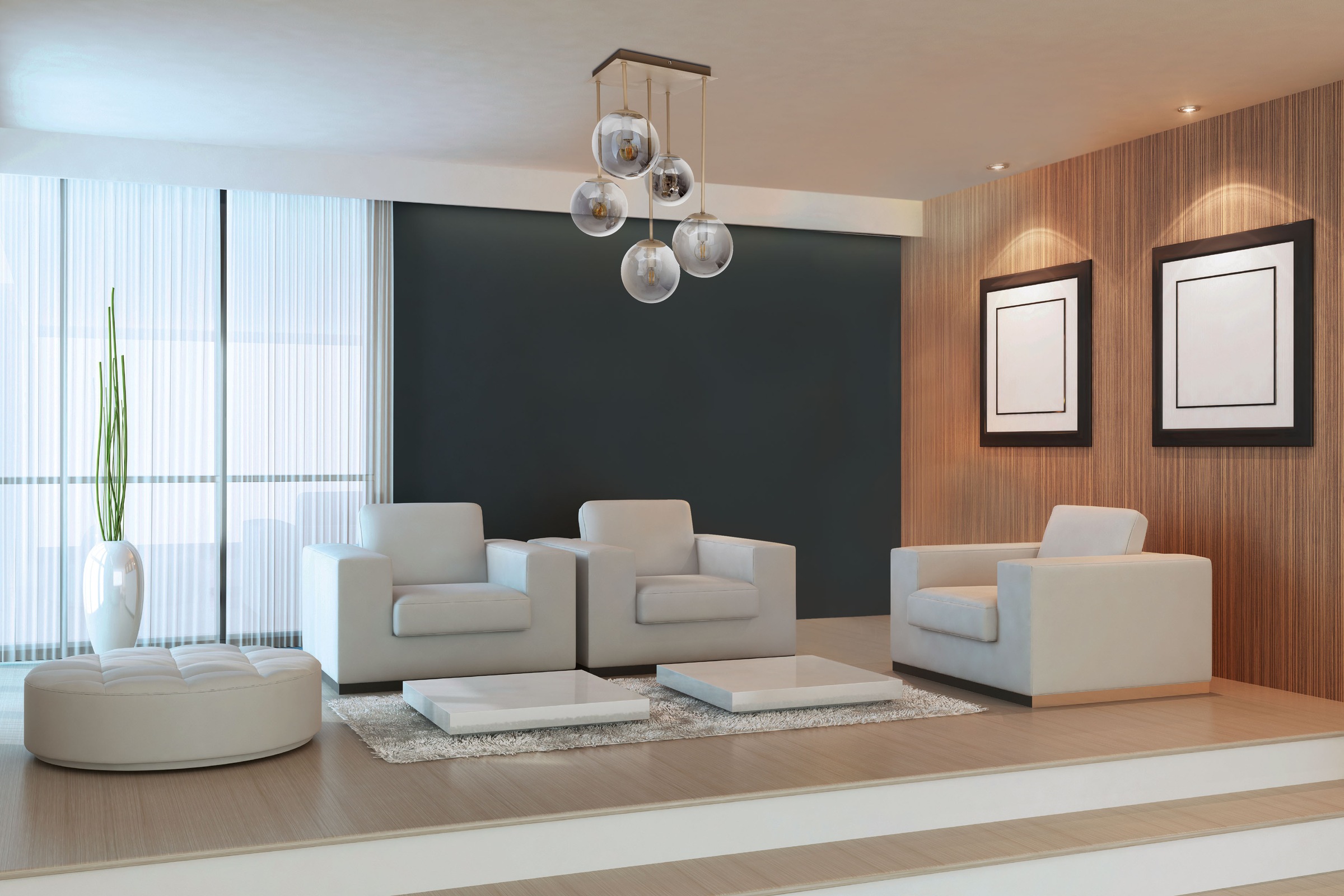 my home Pendelleuchte »Nymölla« E14 1 Stk. 5 Rauchglaskugeln mit je 1x E14 günstig online kaufen