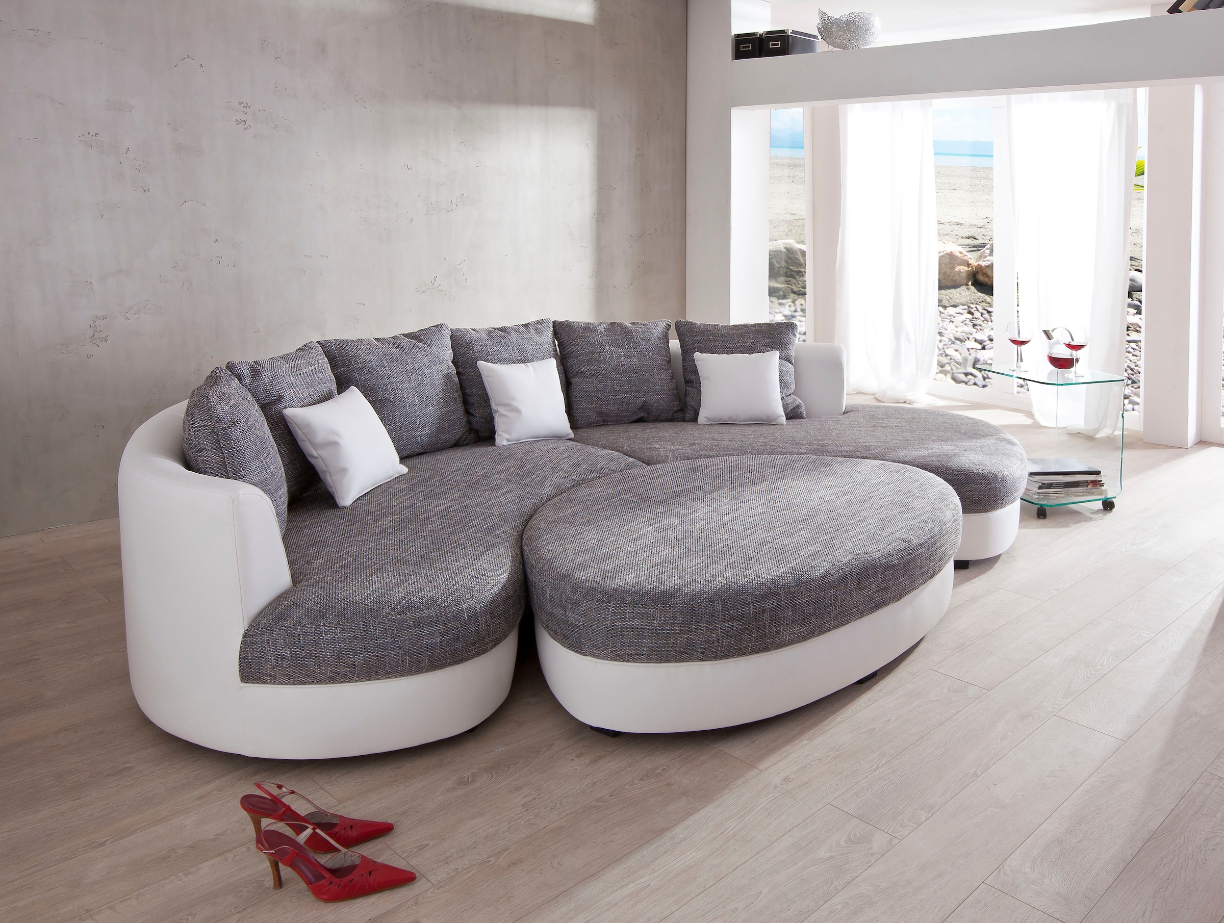 INOSIGN Ecksofa »Limoncello organische Formensprache, OTTOs Choice, L-Form«, ergonomische Form