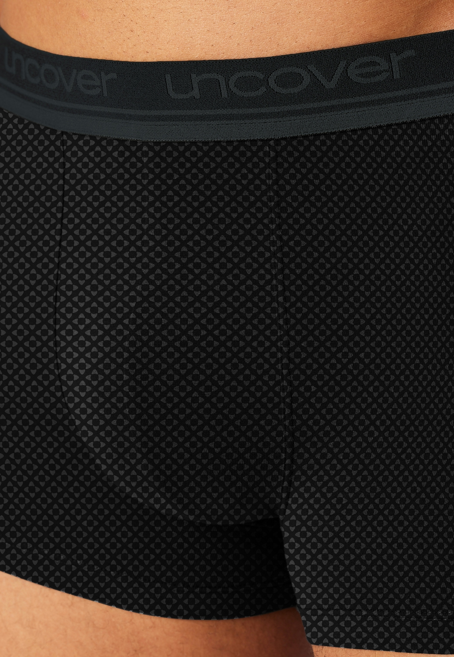 uncover by SCHIESSER Boxer »Uncover Cotton« ohne Eingriff, elastisch, Single Jersey-Qualität, Logo-Bund