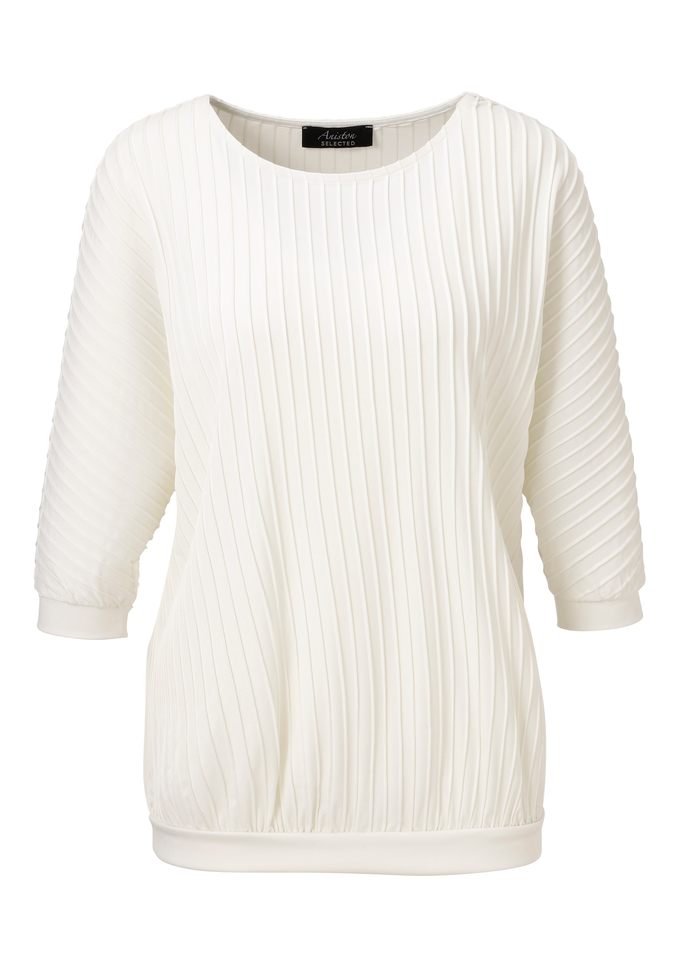 Aniston SELECTED Fledermausshirt mit moderner Oberflächenstruktur - NEUE KOLLEKTION