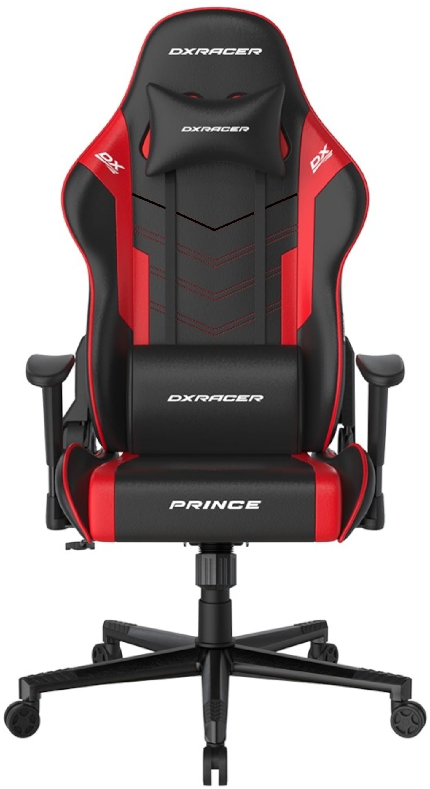 MCA furniture Gaming-Stuhl »DX Racer Prince Gamingchair«, (Set), 1 St., Kunstleder, Gaming,Racing,Design,Lordose,Kissen,Armlehne,drehbar,verstellbar