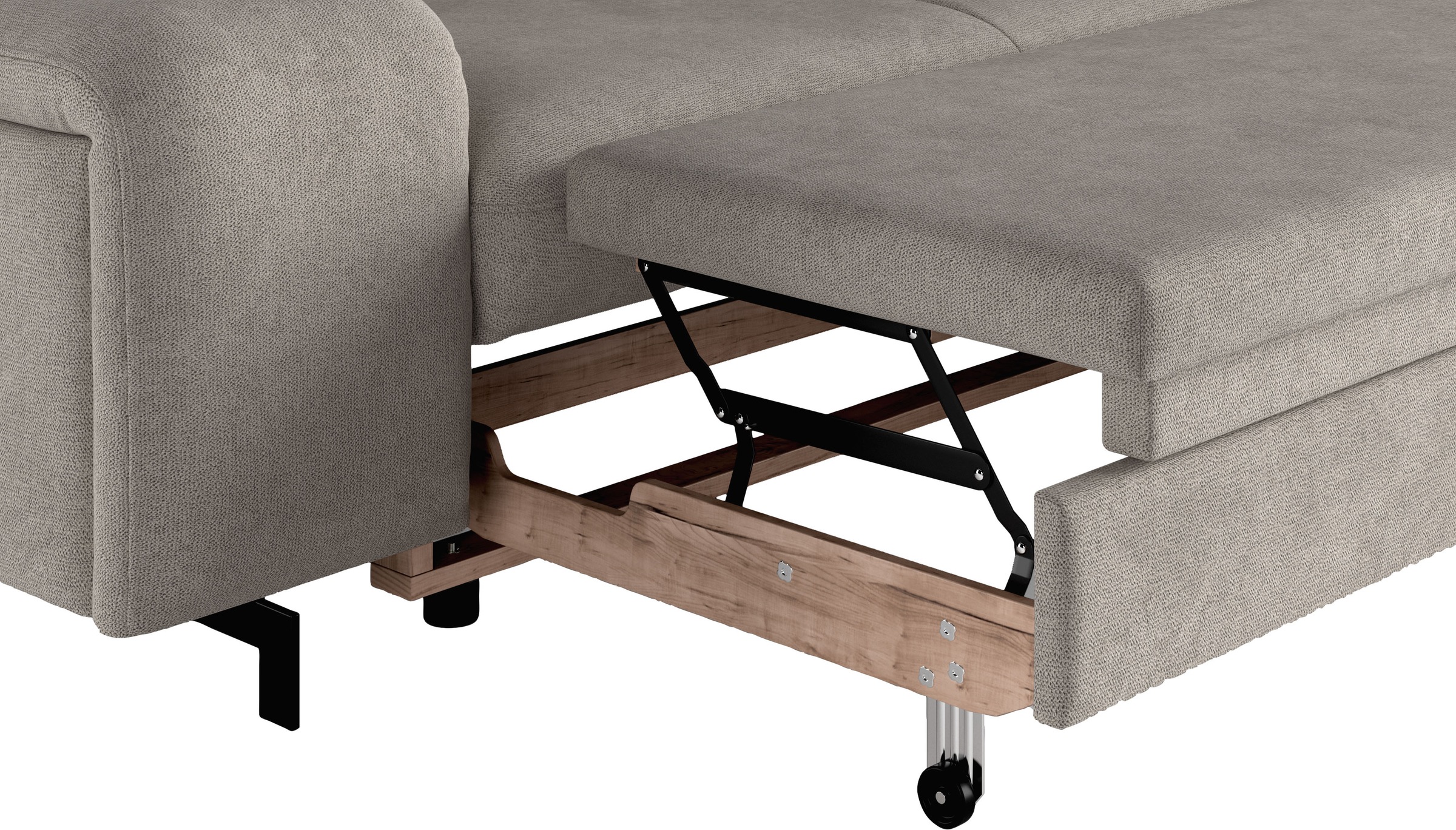 COTTA Ecksofa »Emma L-Form«, mit Kopfteilverstellung, wahlweise mit Bettfunktion & Bettkasten