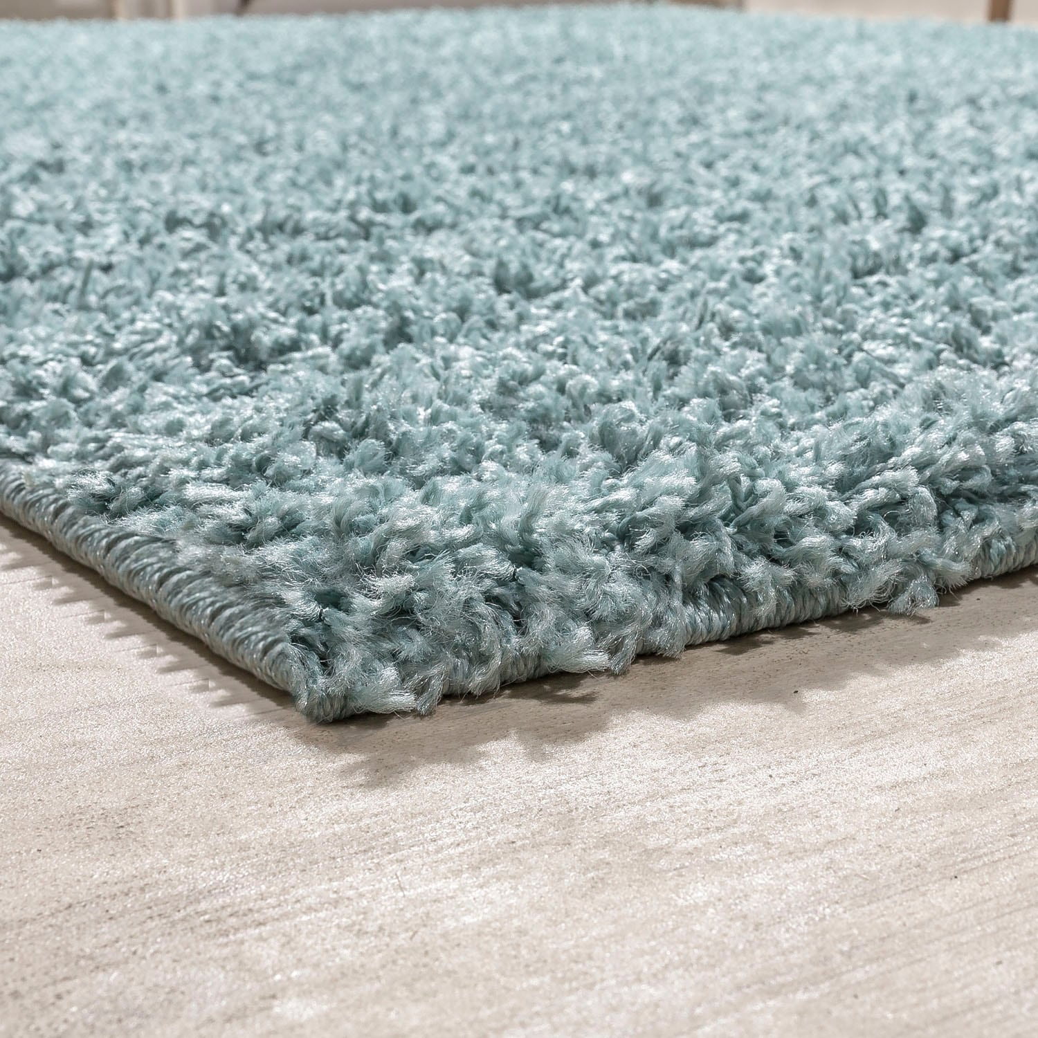 Paco Home Teppich »Twister 500«, rechteckig, 44 mm Höhe, Uni Hochflor Shaggy mit hoher Fadendichte