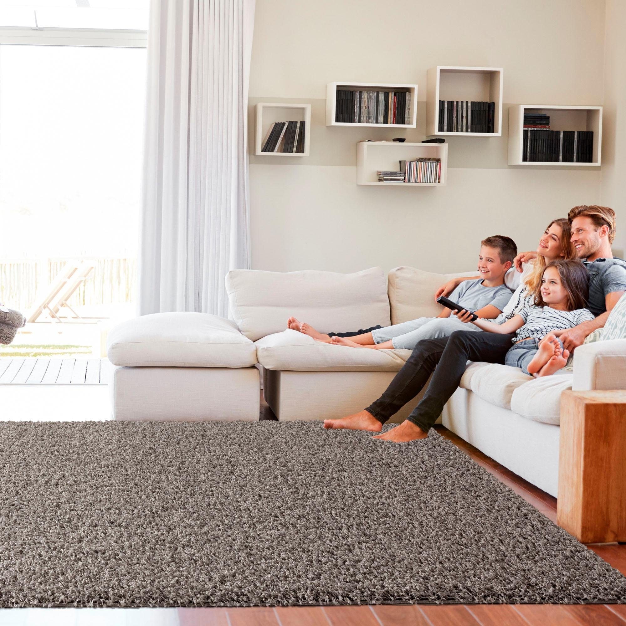 7. Bild von Sanat Hochflor-Teppich »LOCA«, rechteckig