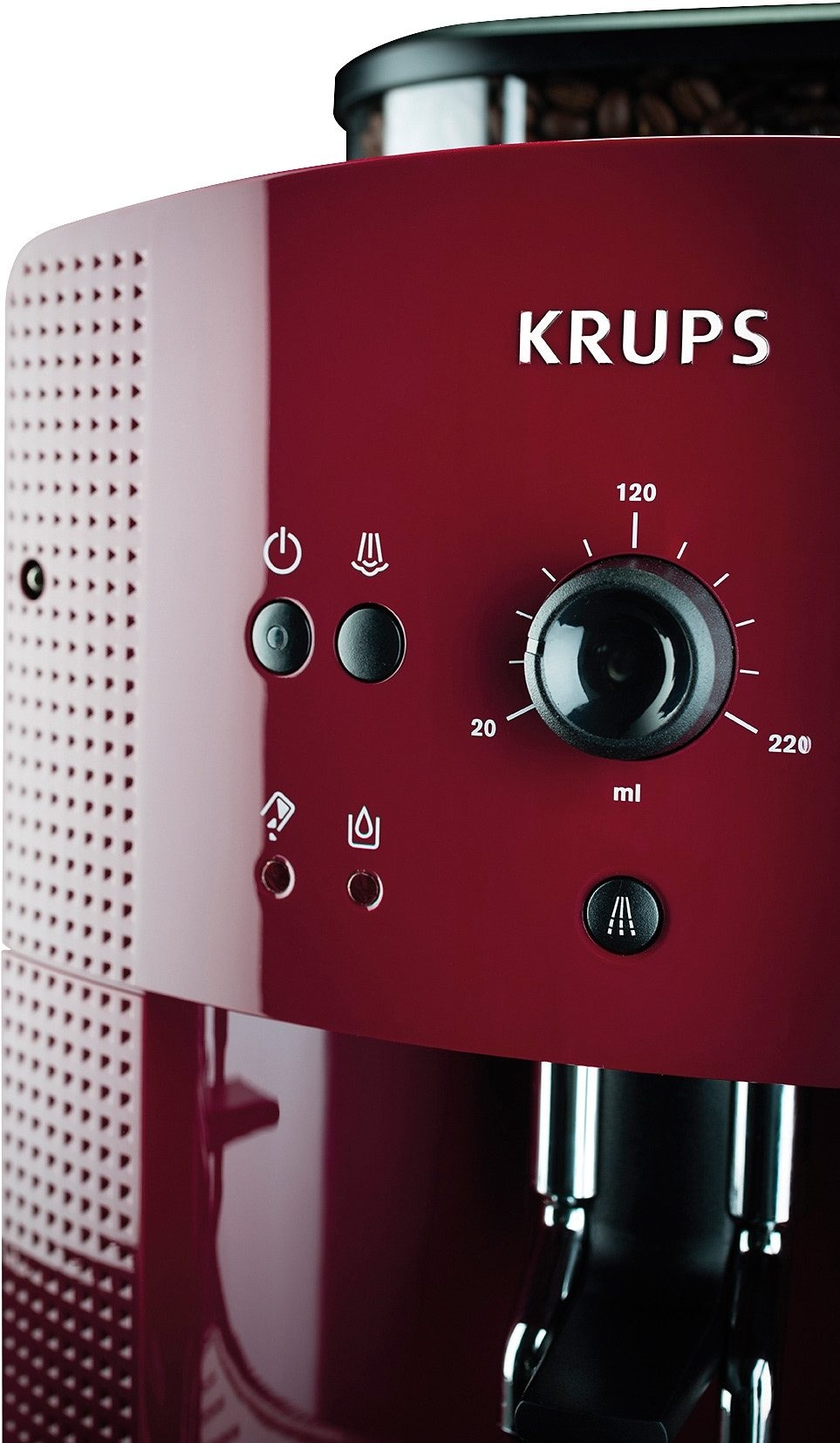 Krups Kaffeevollautomat »EA8107 Arabica« 2-Tassen-Funktion, manueller Dampfdüse, 2 voreingestelle Kaffeestärken