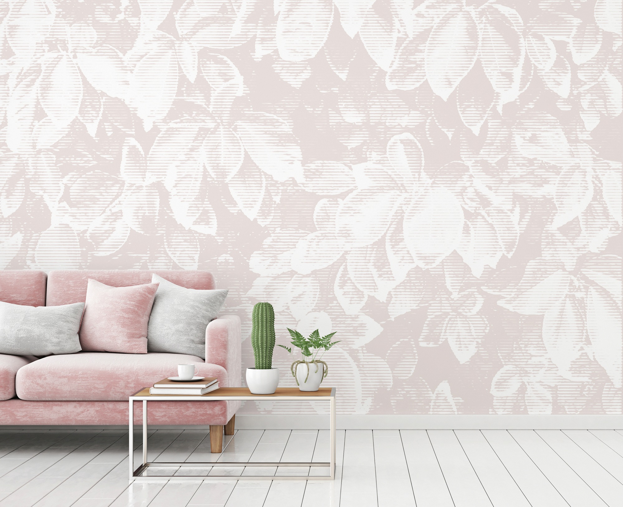 Architects Paper Fototapete »Atelier 47 Light Leaves 2« floral glatt Vlies, günstig online kaufen