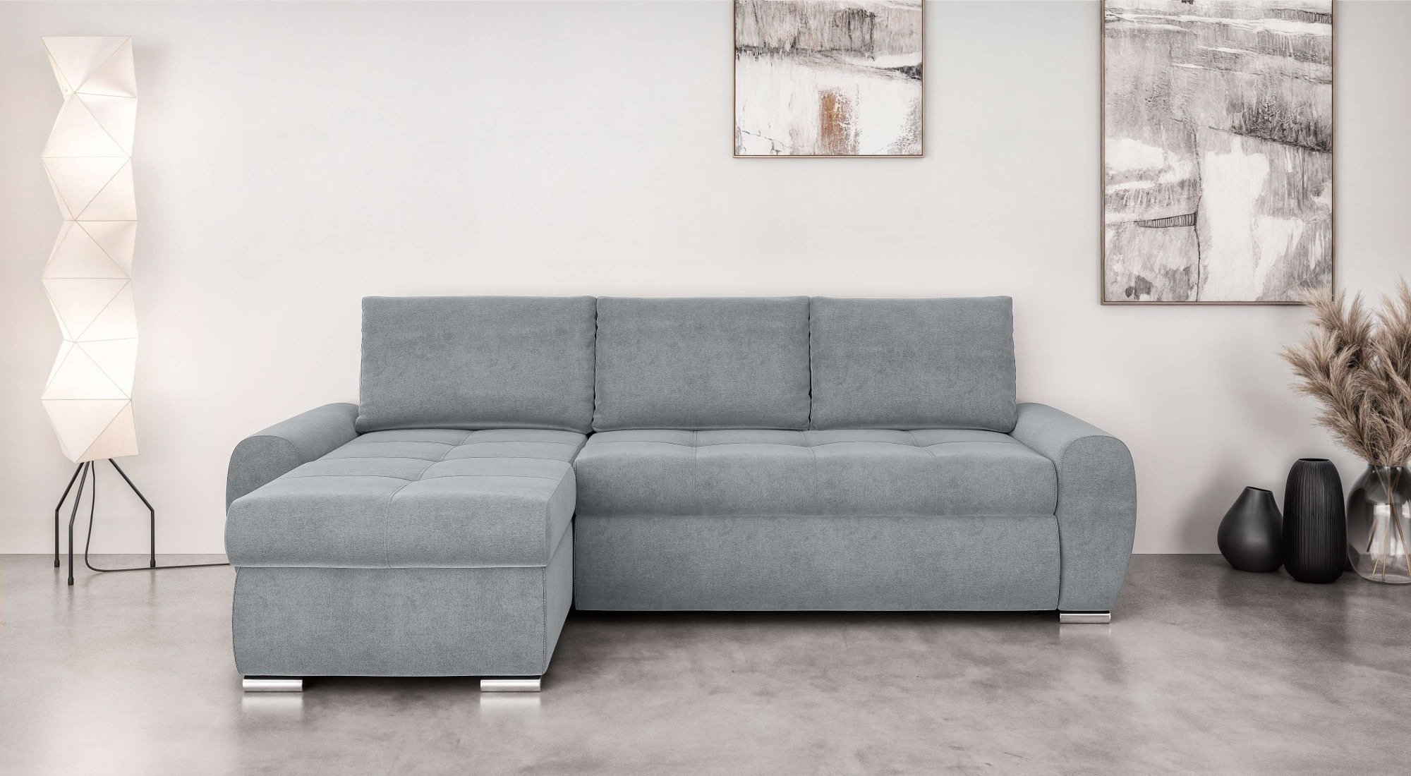 INOSIGN Ecksofa »HAVERHILL Schlafsofa mit Bettkasten, Maße B/H/T: 237/89/16 günstig online kaufen