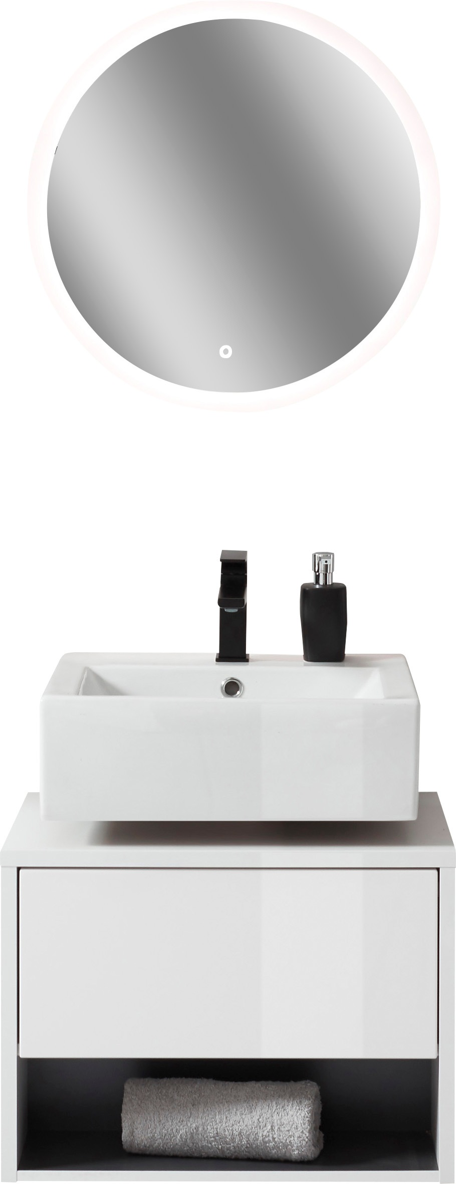 PLACES OF STYLE Badmöbel-Set »Studio Line, Bad im modernen Design, 2-teilig günstig online kaufen