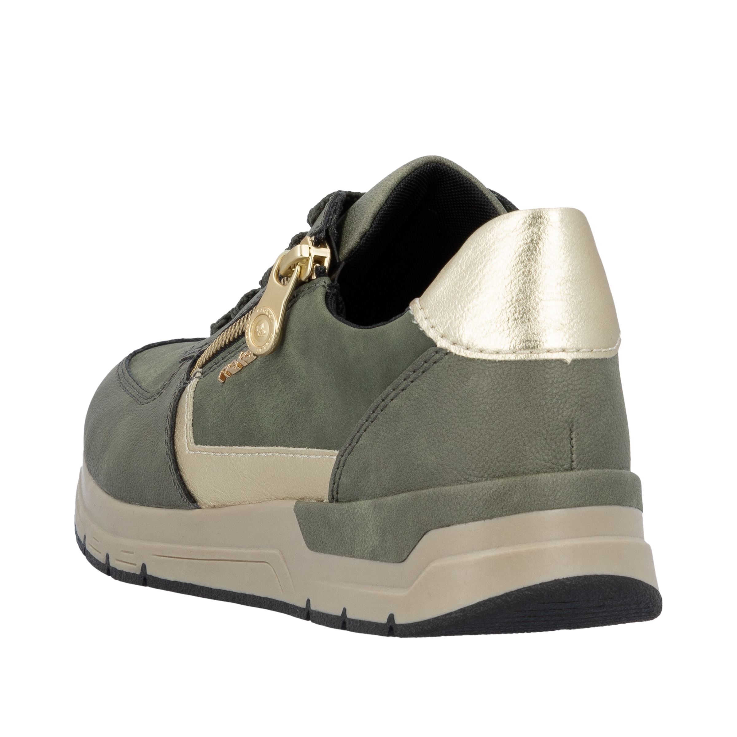 Rieker Sneaker, Freizeitschuh, Schnürschuh, Halbschuh mit modischen Akzenten