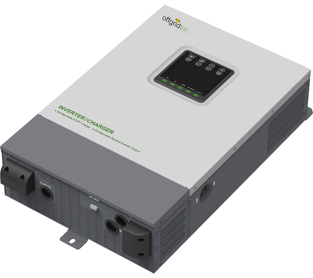 offgridtec Wechselrichter »IC-24/3000/100/80 Kombi 3000W Wechselrichter 100A«, mit MPPT Laderegler 80A Ladegerät 24V 230V